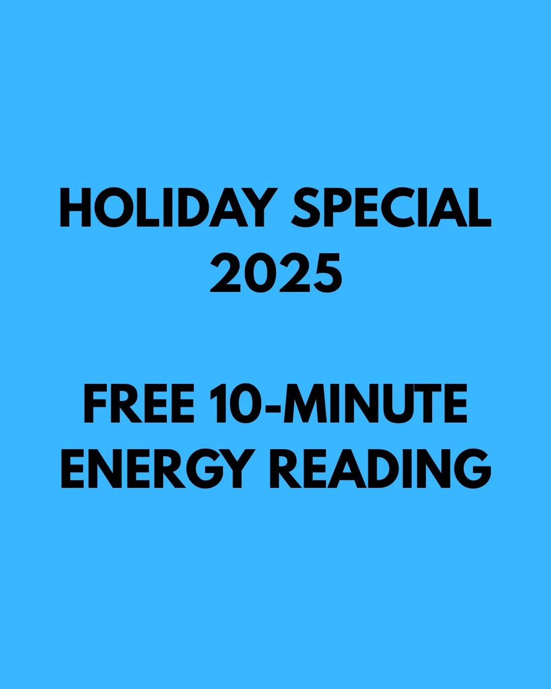 FREE 10-Minute Energy Reading