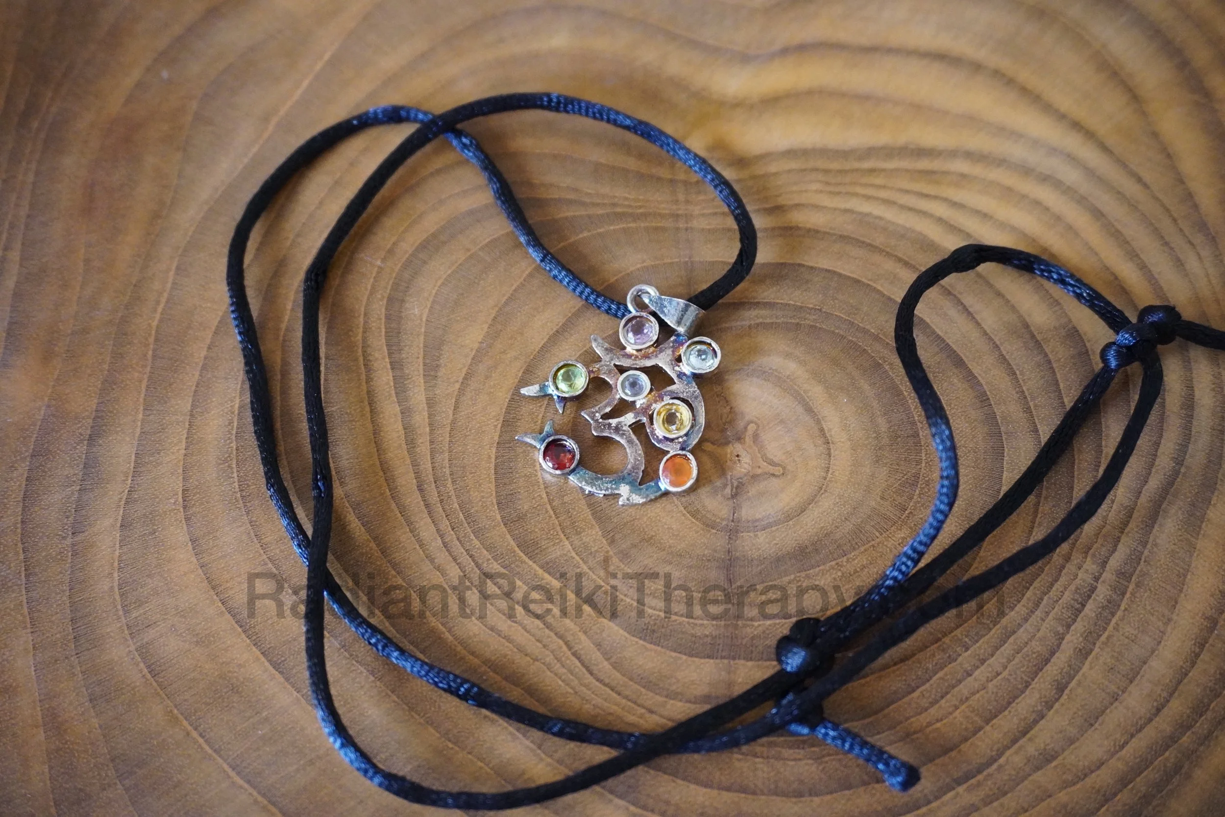 “Om” Chakra Metal Pendant