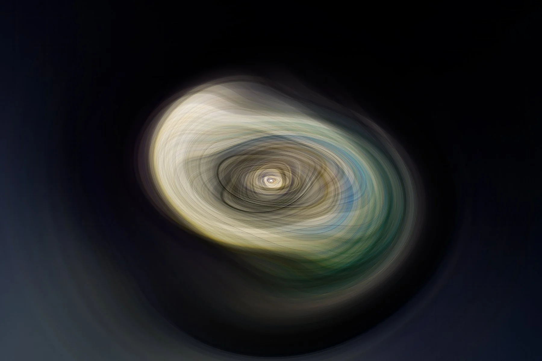 Abstract spiral pattern with light and dark hues