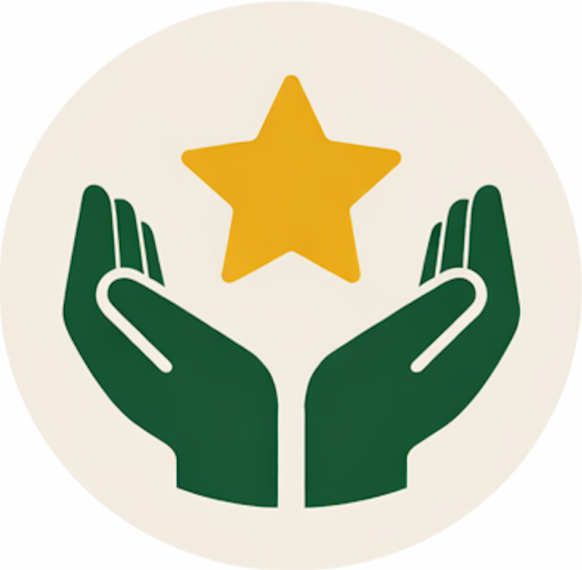 Icon of a briefcase with a yellow circle containing a black checkmark on it.