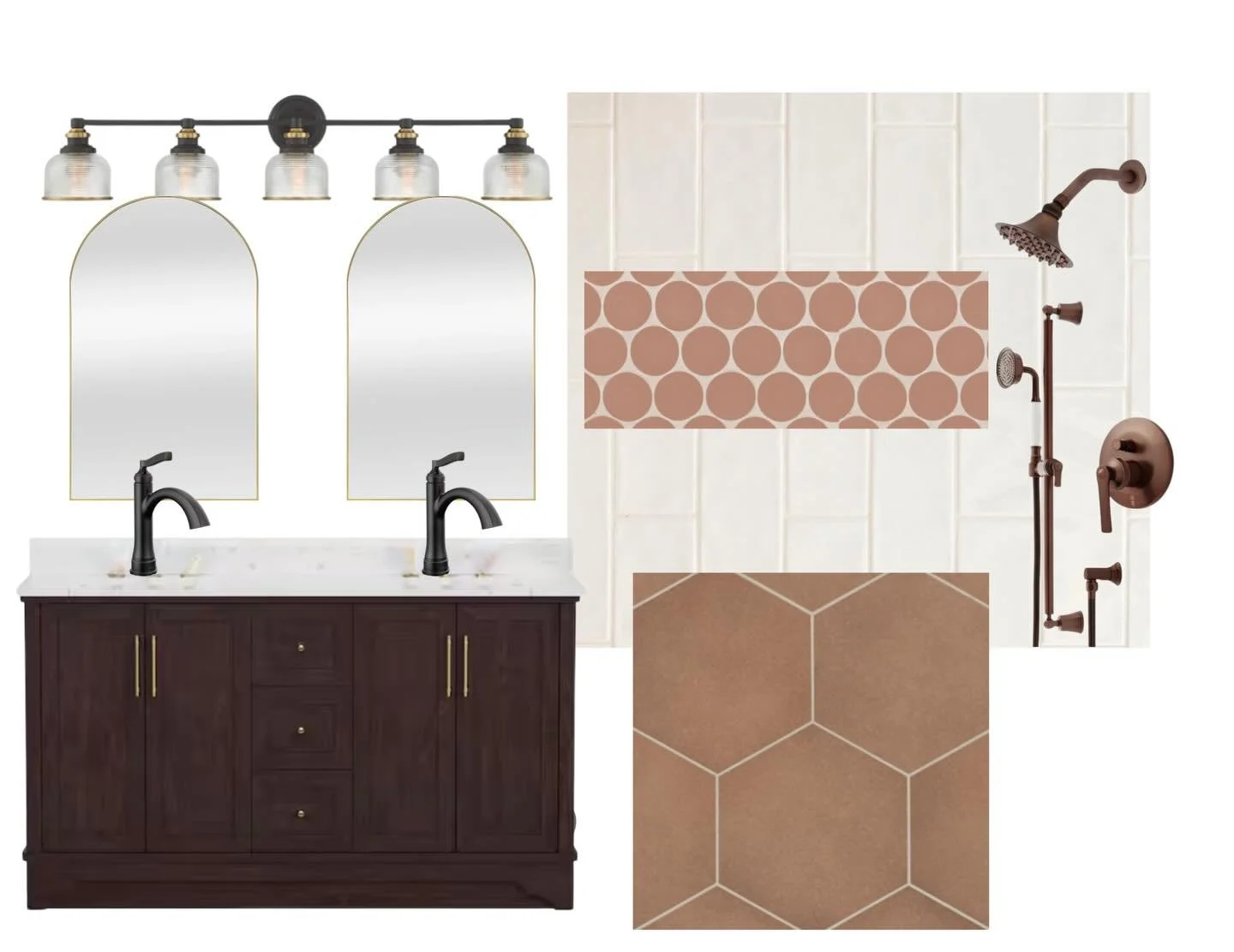 🌵 Southwest inspired bathroom remodel.  Dumping that old cast iron tub in favor of a walk in shower 🚿
.
.
.
#bathroomremodel #sanjoseremodel