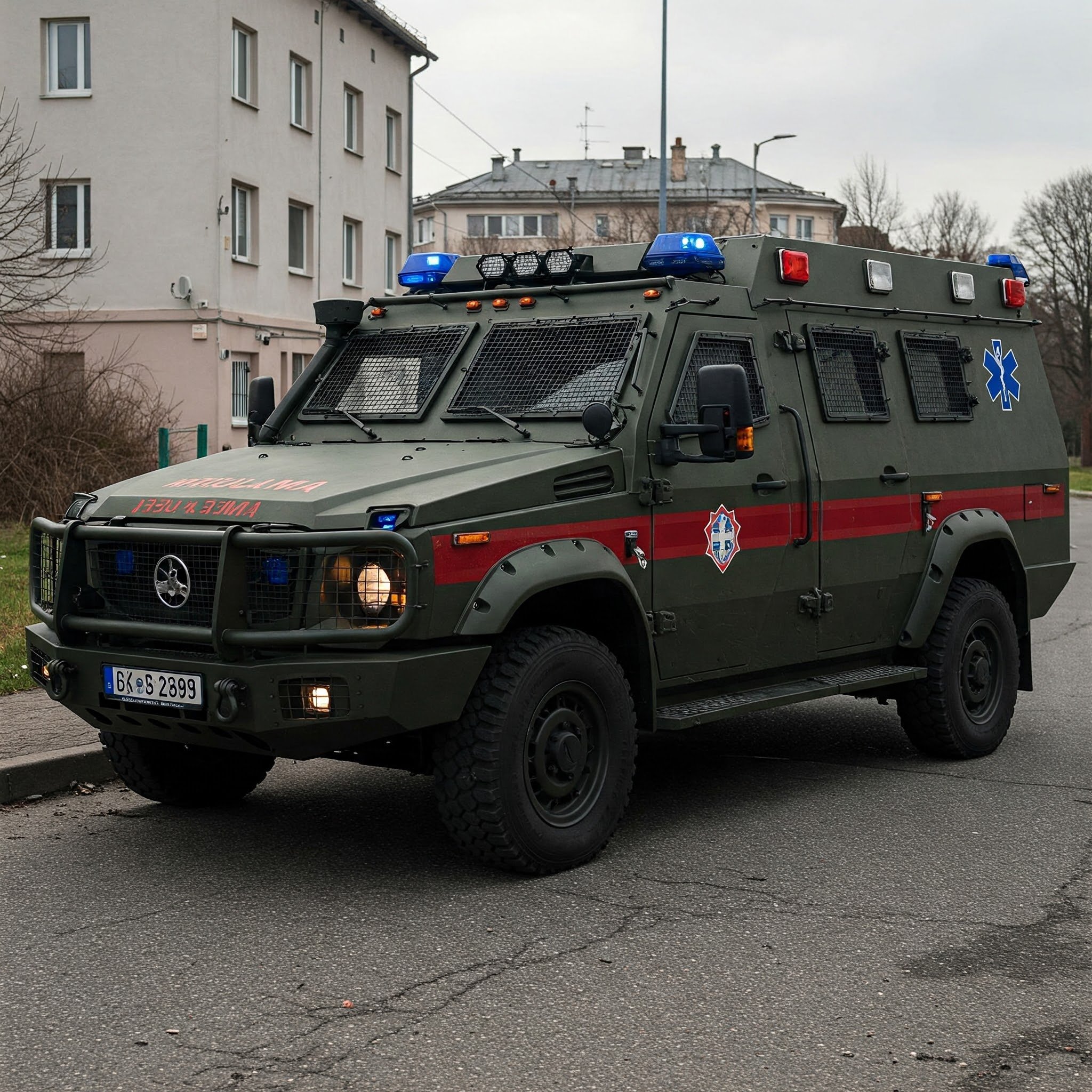 Should ambulances in Europe be armoured?