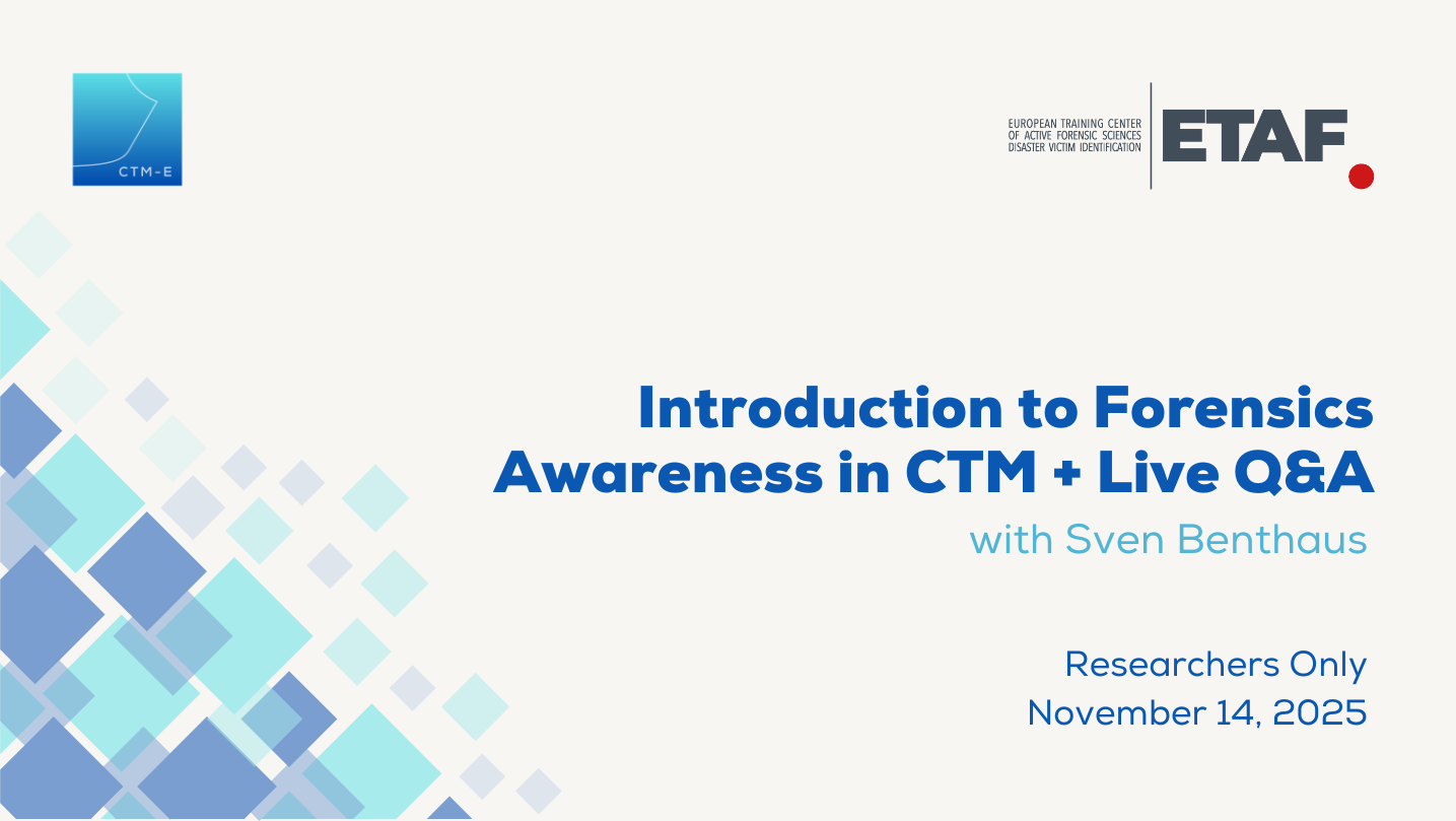 Introduction to Forensics Awareness in CTM