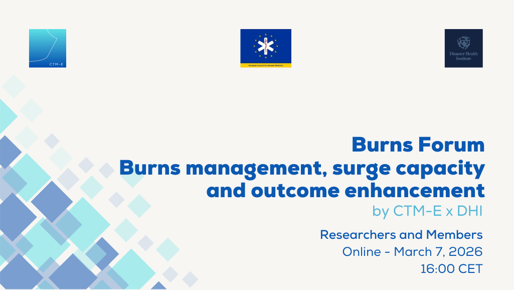 Burns Forum - Burns management, surge capacity and outcome enhancement