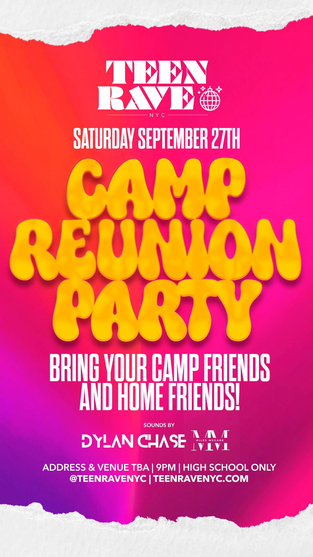 Camp Reunion Party