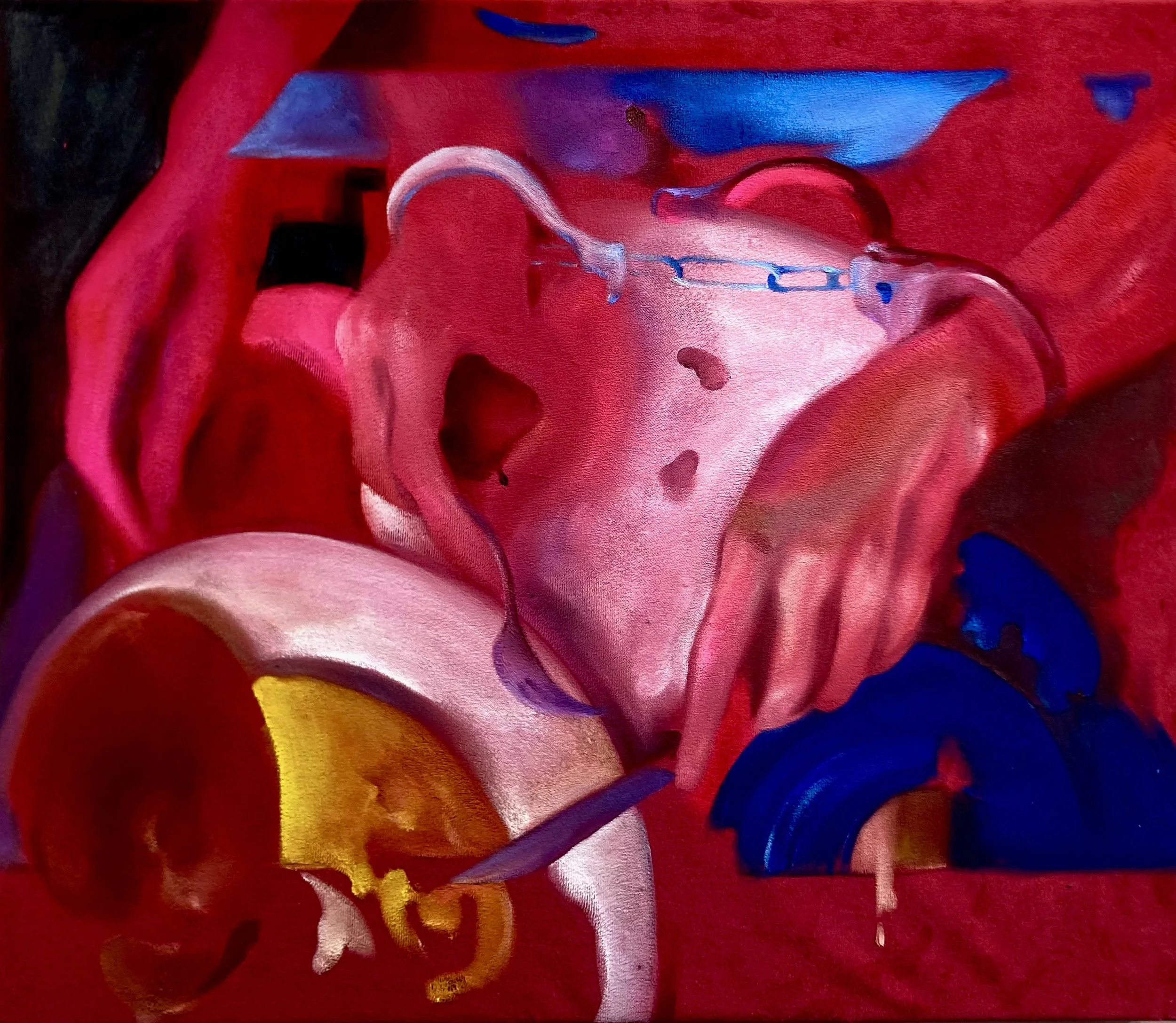 Untitled
2023, oil on velvet, 18 x 21 " / 45.5 x 53cm