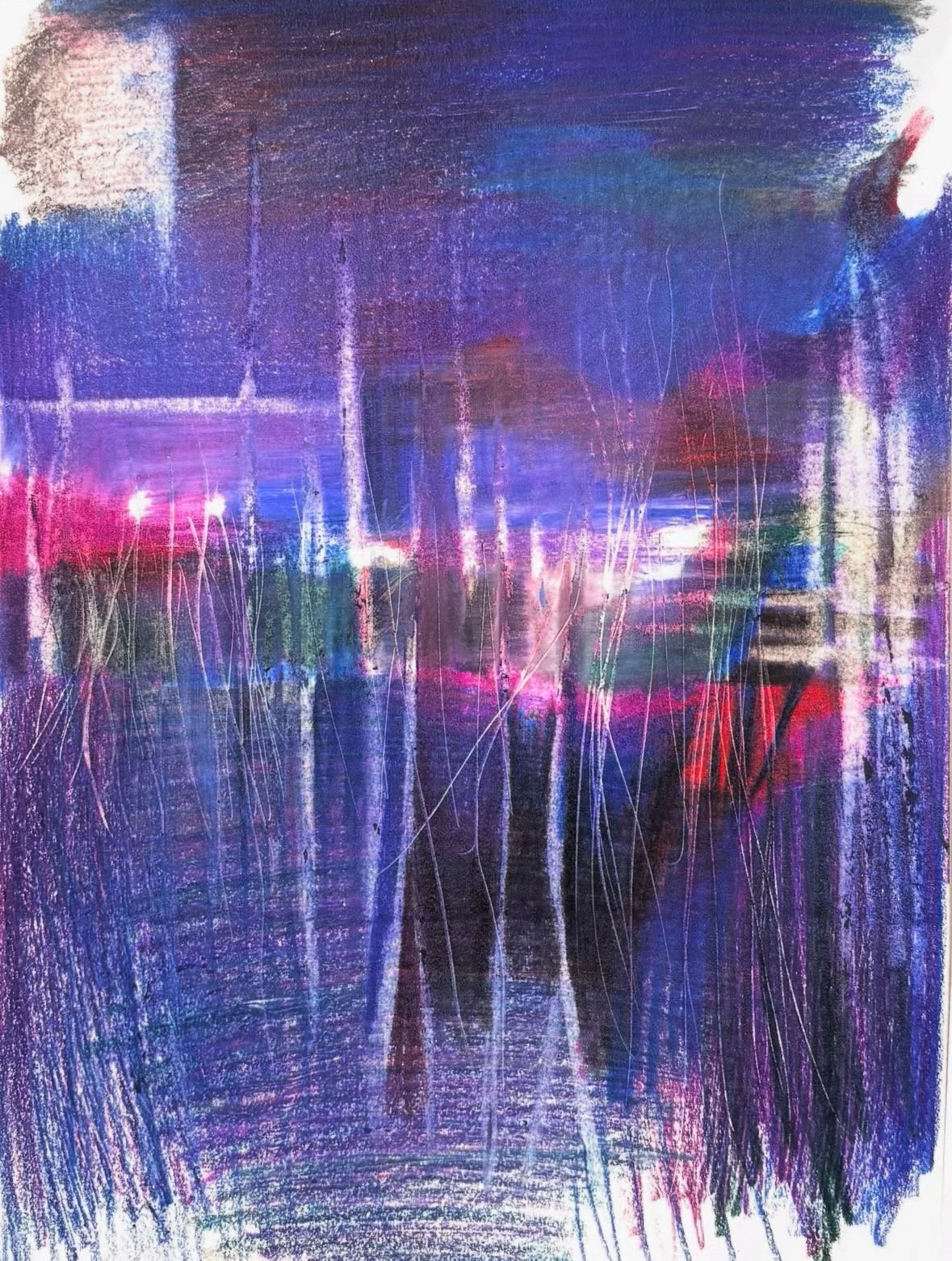 Last Night on Earth
2025, color pencil on paper, 11.2 x 8.2 "
