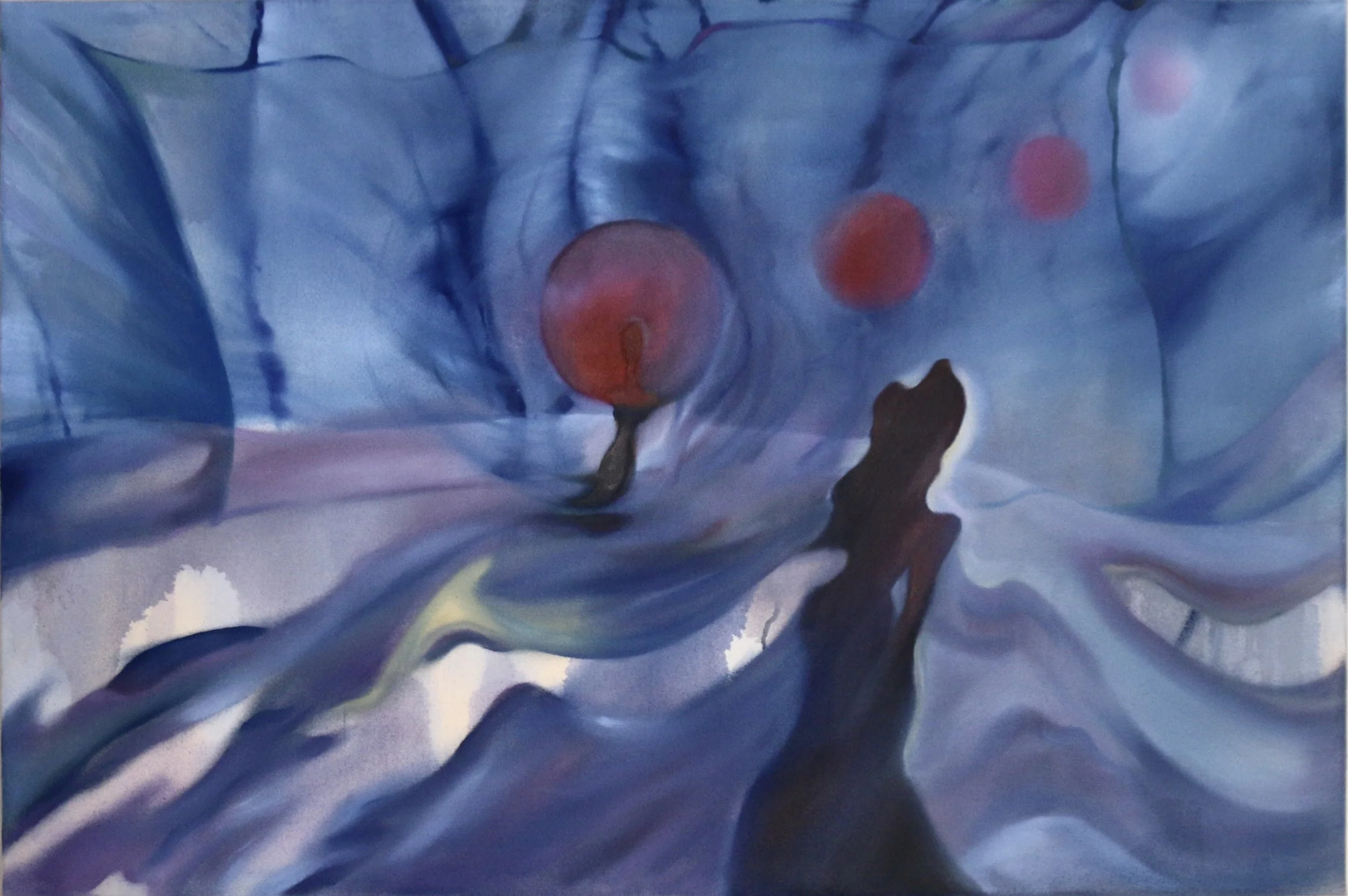  (2026, oil on cotton, 24 x 36 " / 61 x 91.5 cm)