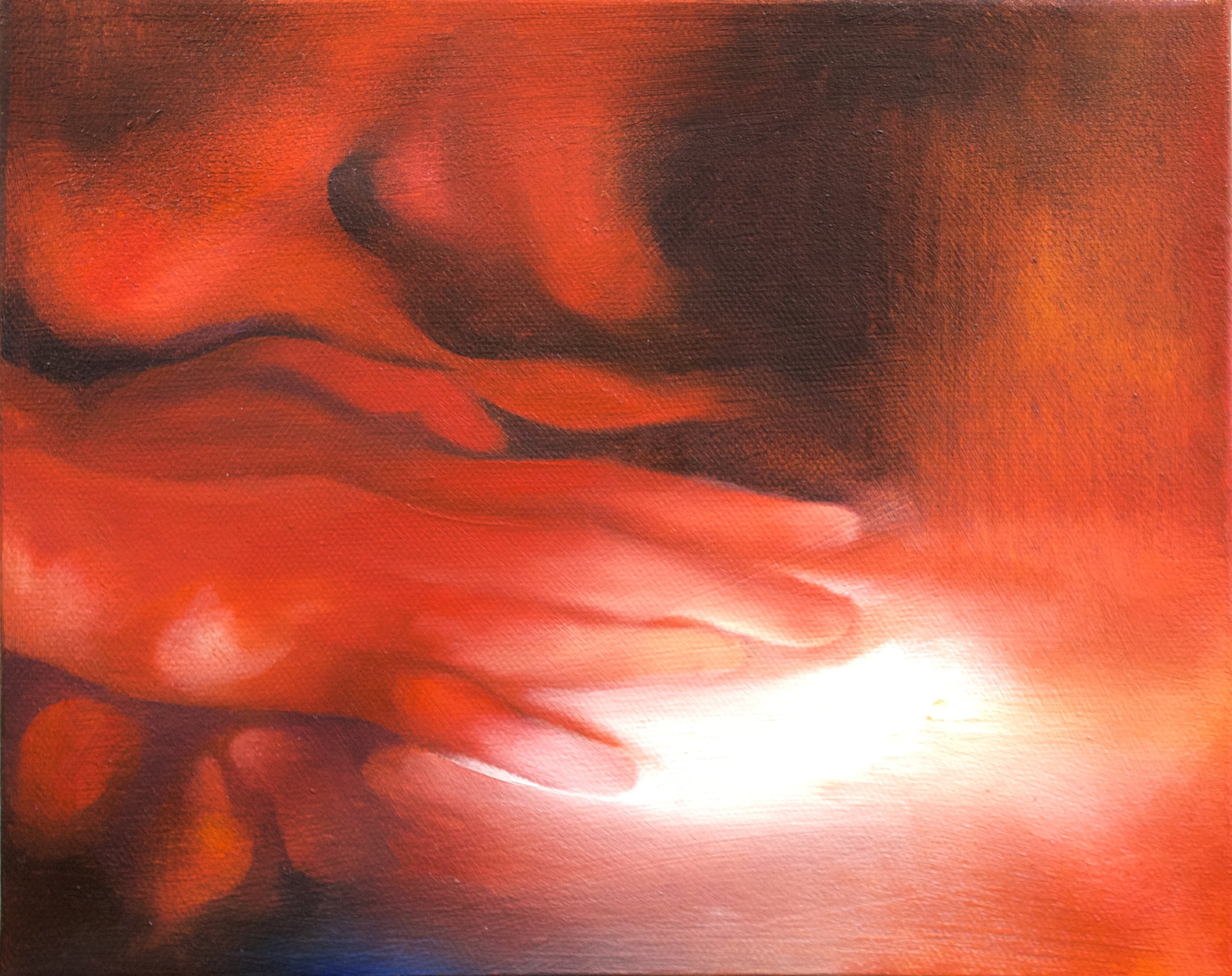 I don't know you (2024, oil on canvas, 6 x 8 ")