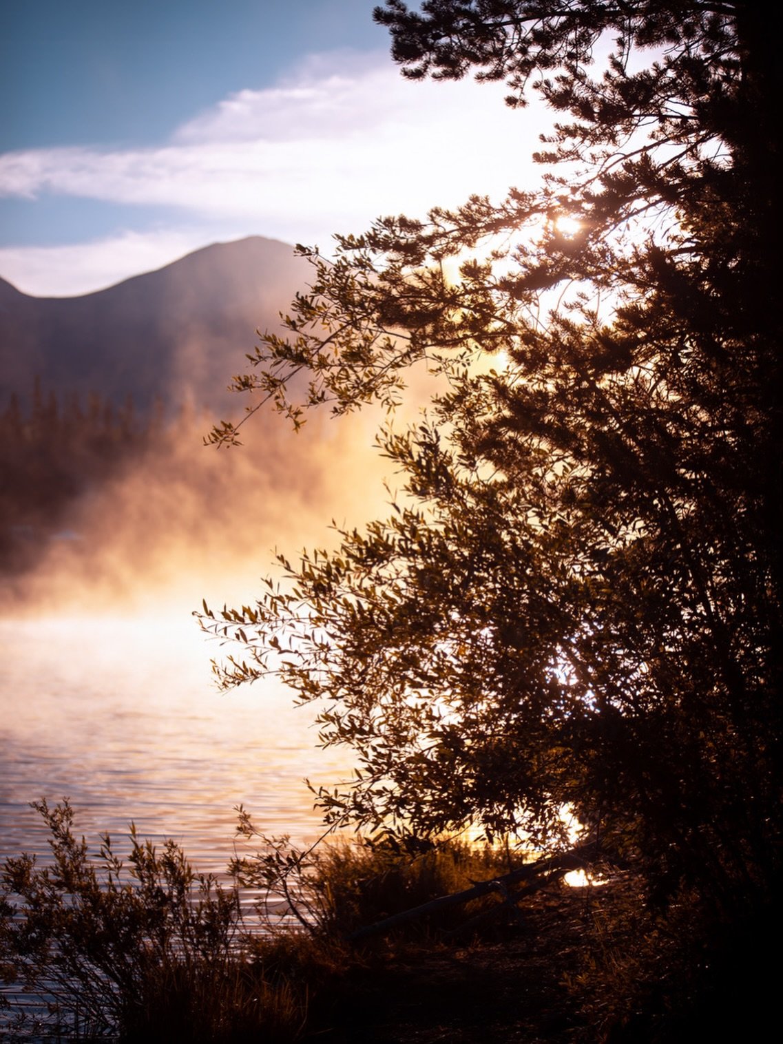 Hidden in the Mist.
.
Golden light rises
What is hidden in the mist
Will soon be revealed.
.
Captured at North Michigan Reservoir, State Forest State Park, Colorado.
.
#hiddeninthemist #foggymorning #coloradolake #stateforeststatepark #fineartphotogr