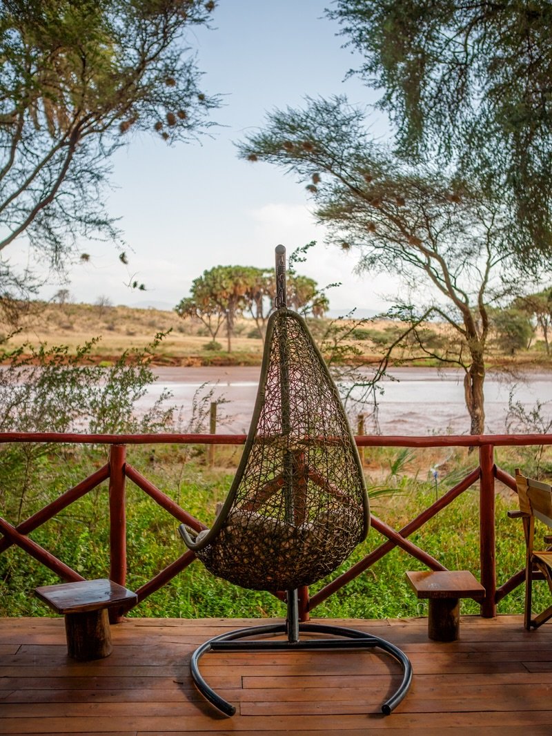 Some places don&rsquo;t just photograph beautifully &mdash; they &ldquo;demand&rdquo; to be photographed. Elephant Bedroom Camp in Kenya&rsquo;s Samburu Reserve is one of them.

Waking up to the Ewaso Ng&rsquo;iro River at dawn, watching elephant her