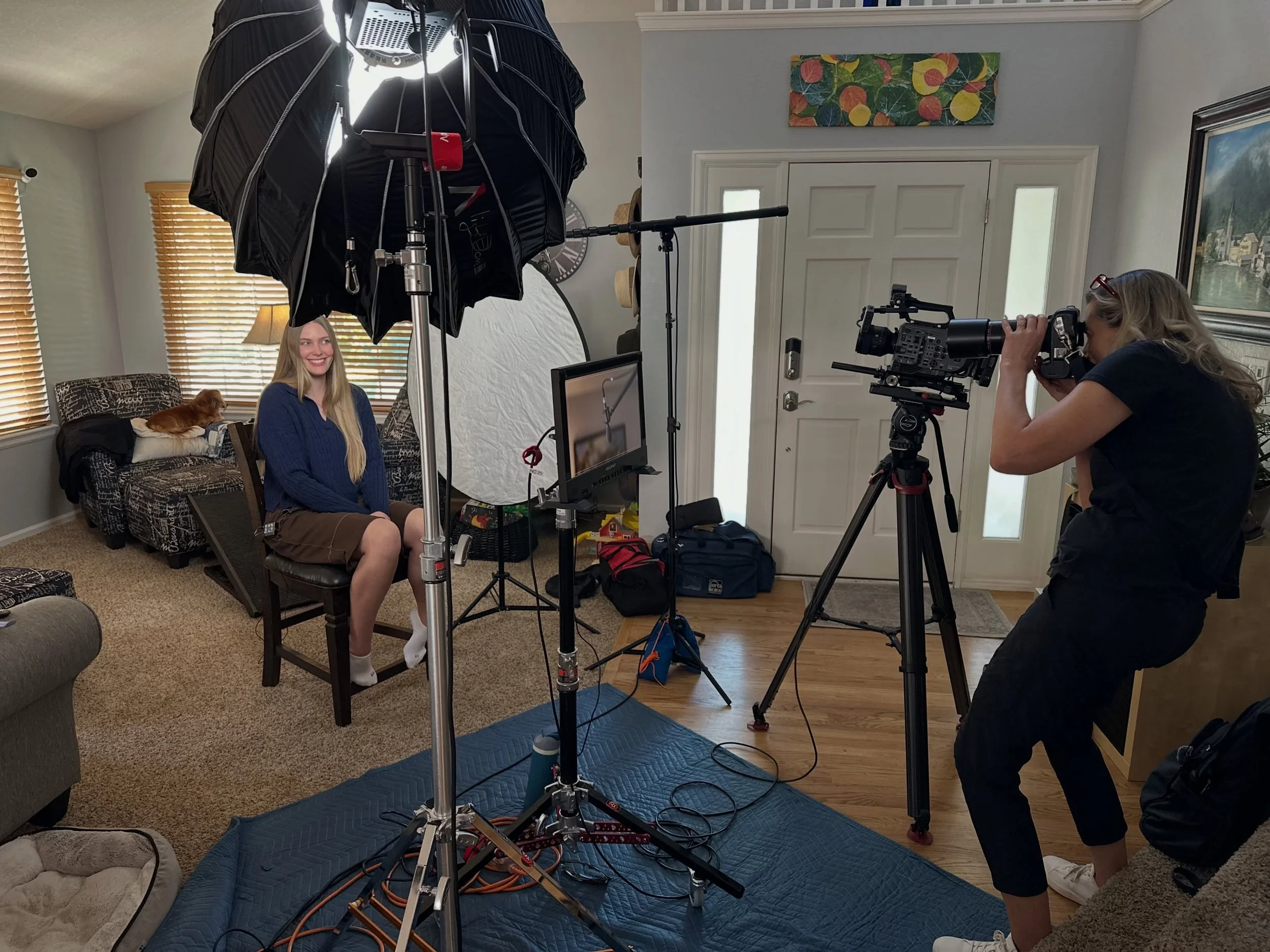 Getting in my squats while working&hellip;

I never realize the funny positions I put my body in until someone sends me photos of me working! 

Here are a few behind the scenes shots.

It was a beautiful day and a great combination photo and video sh
