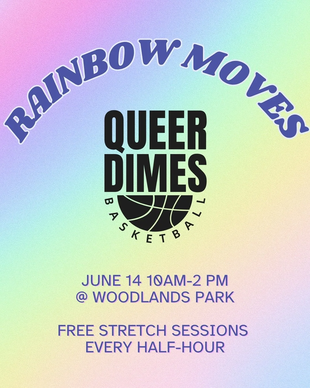 🌈🌈 HAPPY PRIDE MONTH 🌈🌈

We&rsquo;re queer all year, but during June we like to do some extra special things to be part of our queer community 💕💕

This year that includes two FREE events!

🏳️&zwj;🌈 STRETCH STATION @ QUEER DIMES BASKETBALL TOU
