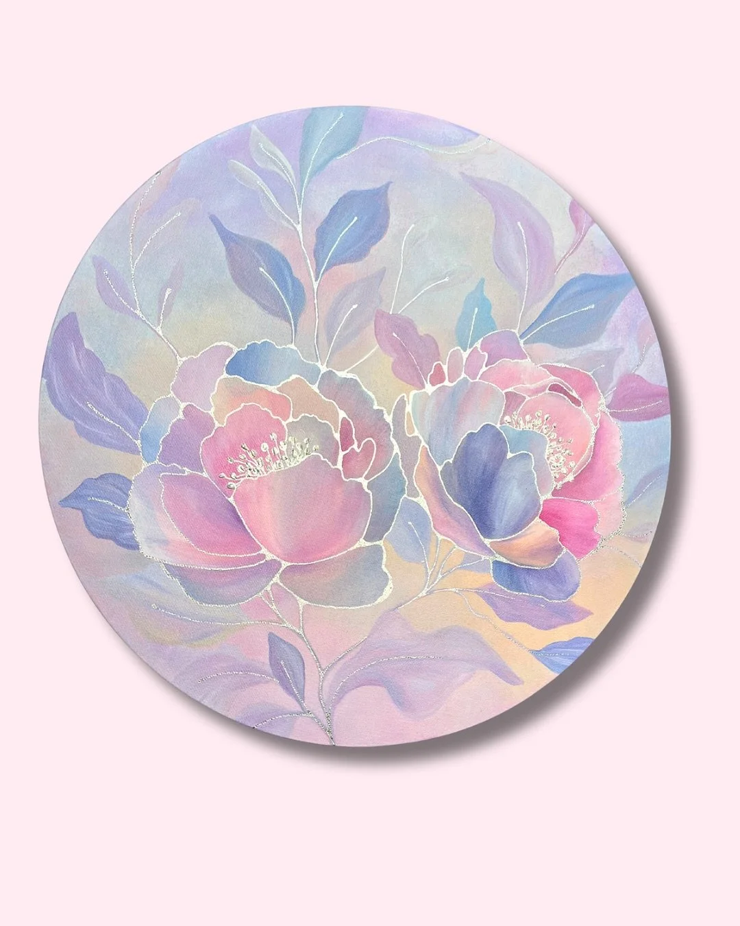 Let&rsquo;s rewind. ✨
First you see the finished painting, then each step back to the very first sketch.
Every mark and color shows how big things start small. 🌿🎨

Soft Power
acrylic | 16&rdquo; | genuine silver