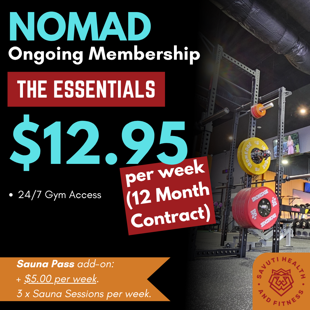 Advertisement for Aslan Gym offering ongoing membership for $39.95 per week, including 24/7 gym access, group fitness classes, unlimited recovery, sauna, reformer sessions, body scans, and merchandise discount.