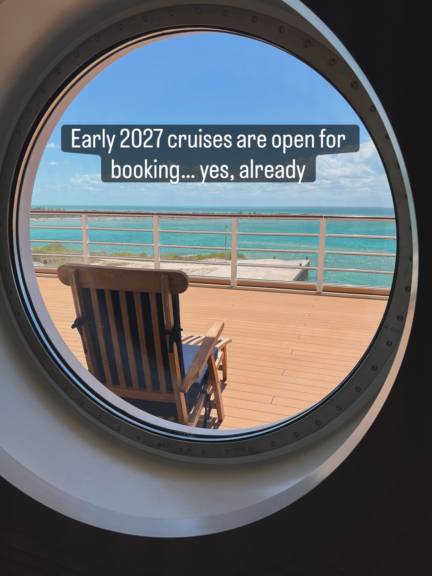 Early 2027 Disney Cruise Line sailings are open NOW - yes, you read that right! ⬇️

If you&rsquo;ve been dreaming of a magical voyage on Disney Cruise Line, this is your moment to work some serious planning magic. Here&rsquo;s why booking this far ah
