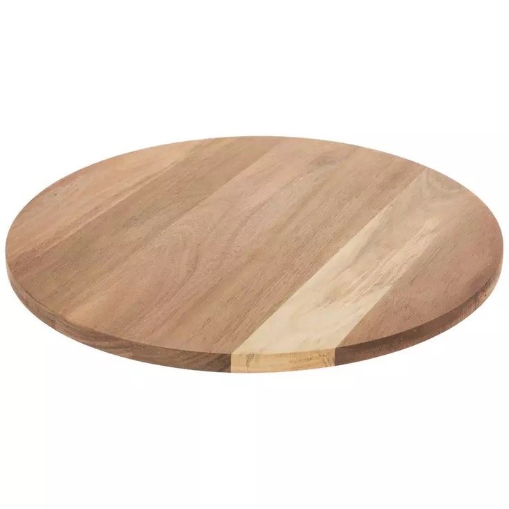 Wide Wood Lazy Susan