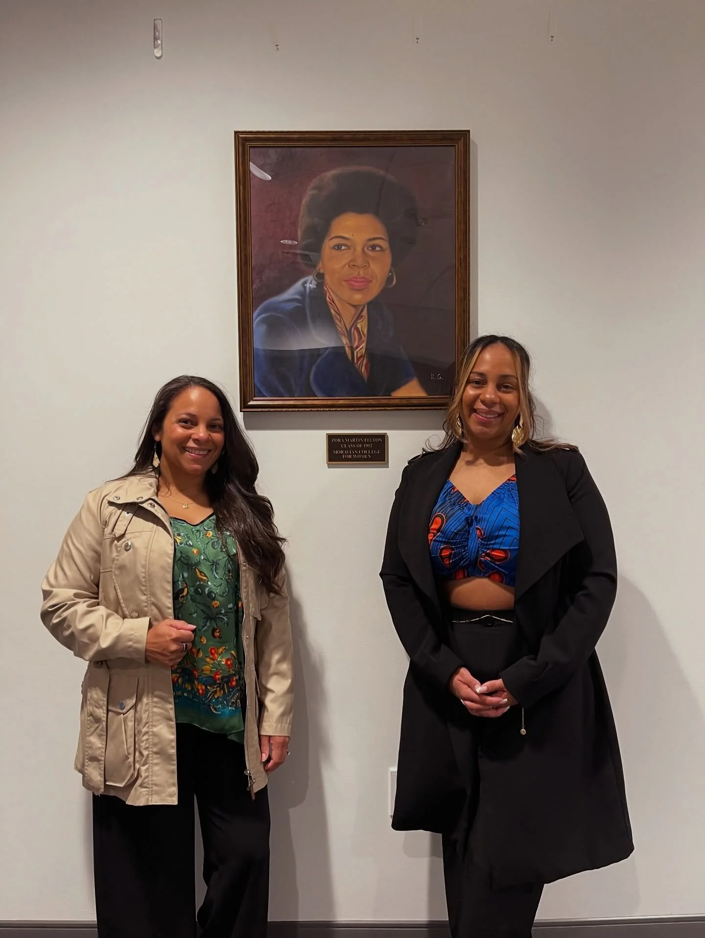Honored and deeply grateful to have been invited by Moravian University @moraviancie to witness the unveiling of Zora Martin Felton&rsquo;s portrait,  a moment rooted in history, courage, and possibility.

Zora attended and graduated from Moravian be
