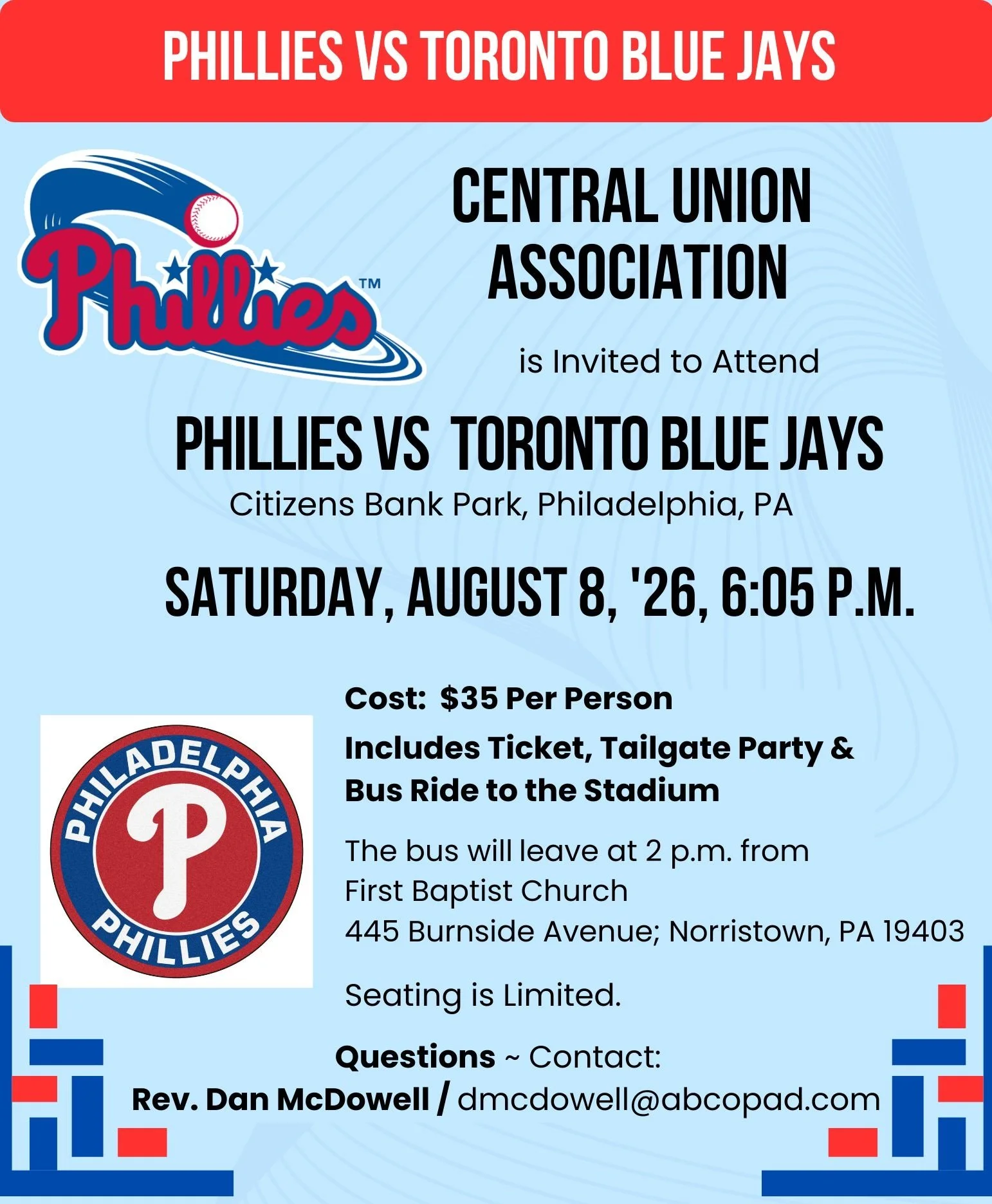Central Union Phillies Game