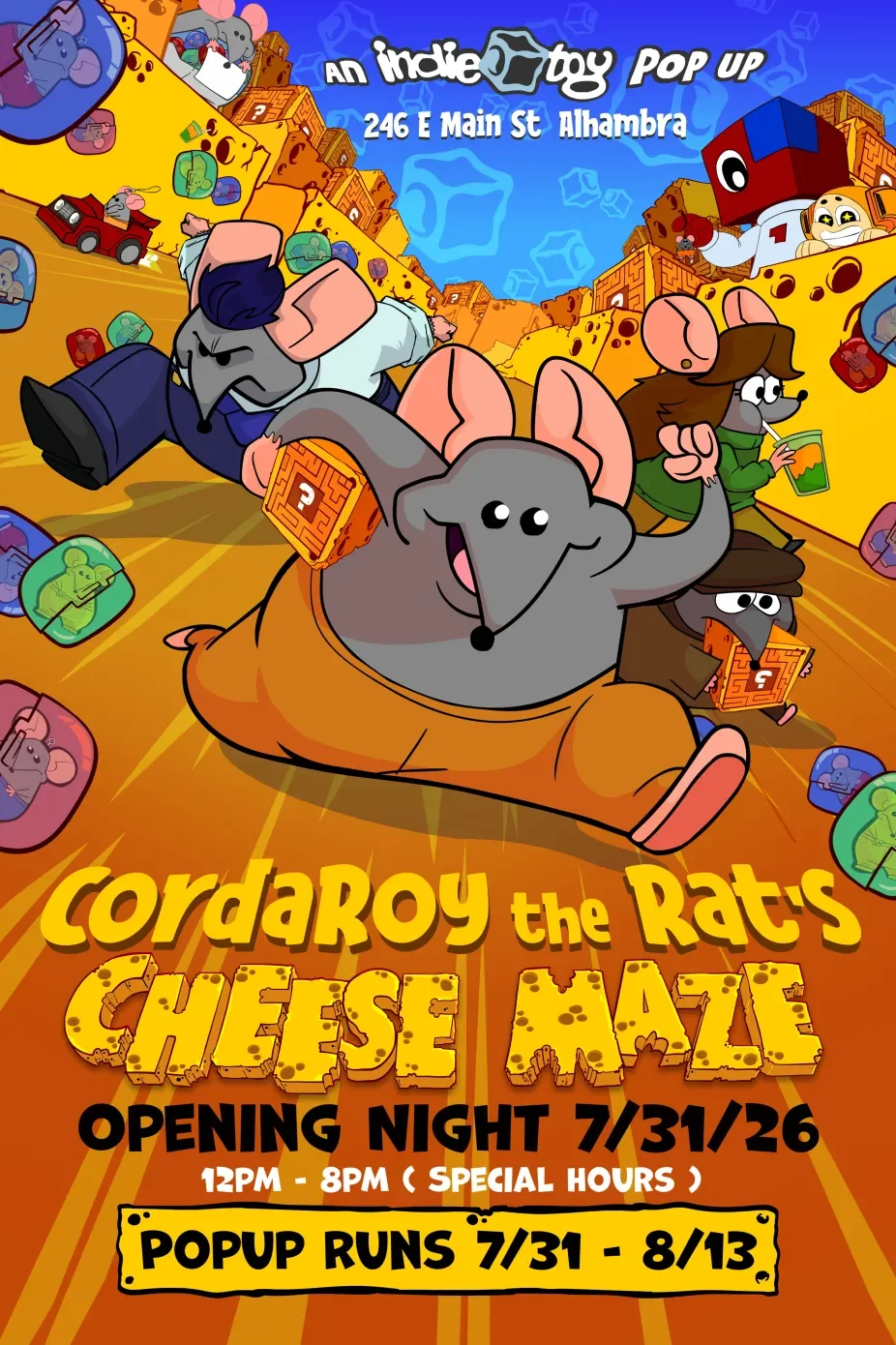 Cordaroy The Rat Pop-Up