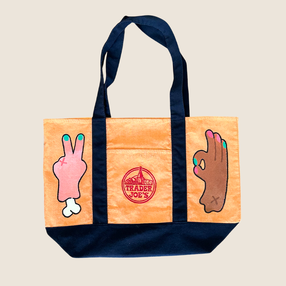 Melonboy x Hand Painted Trader Joe's Tote Bags - Large (Hand ver