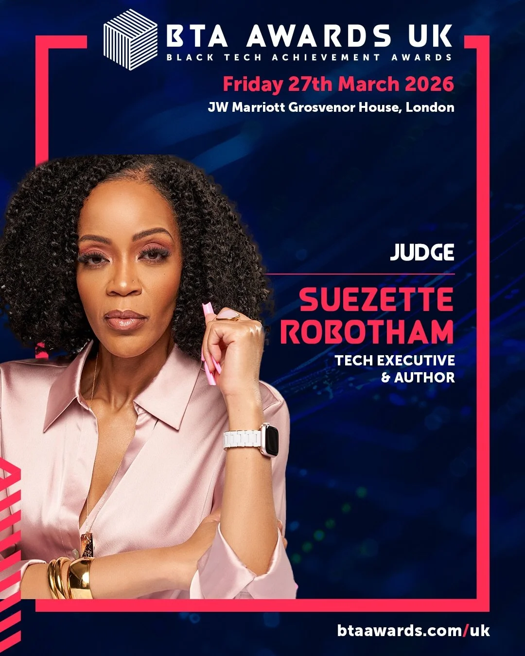 Honoured to be joining the judging panel for the Black Tech Achievement Awards UK 2026 @btaawards 🏆

These awards spotlight the talent, innovation, and leadership shaping the future of tech across the UK and beyond.

If you are doing meaningful work