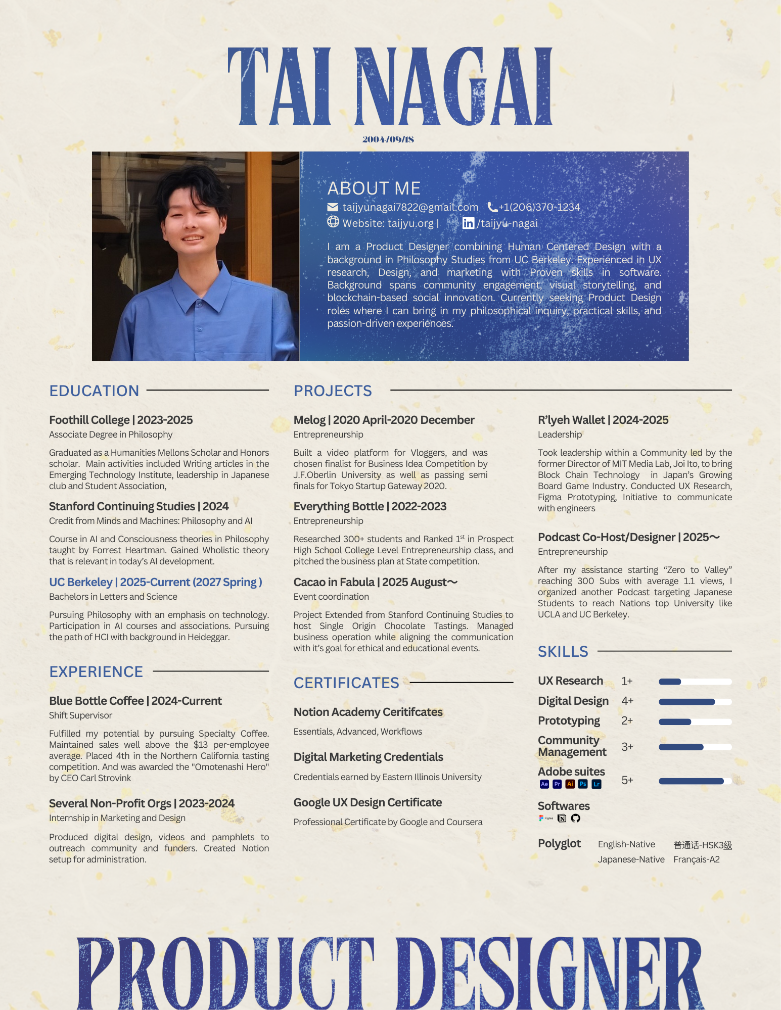 Cover Letter(To be updated)