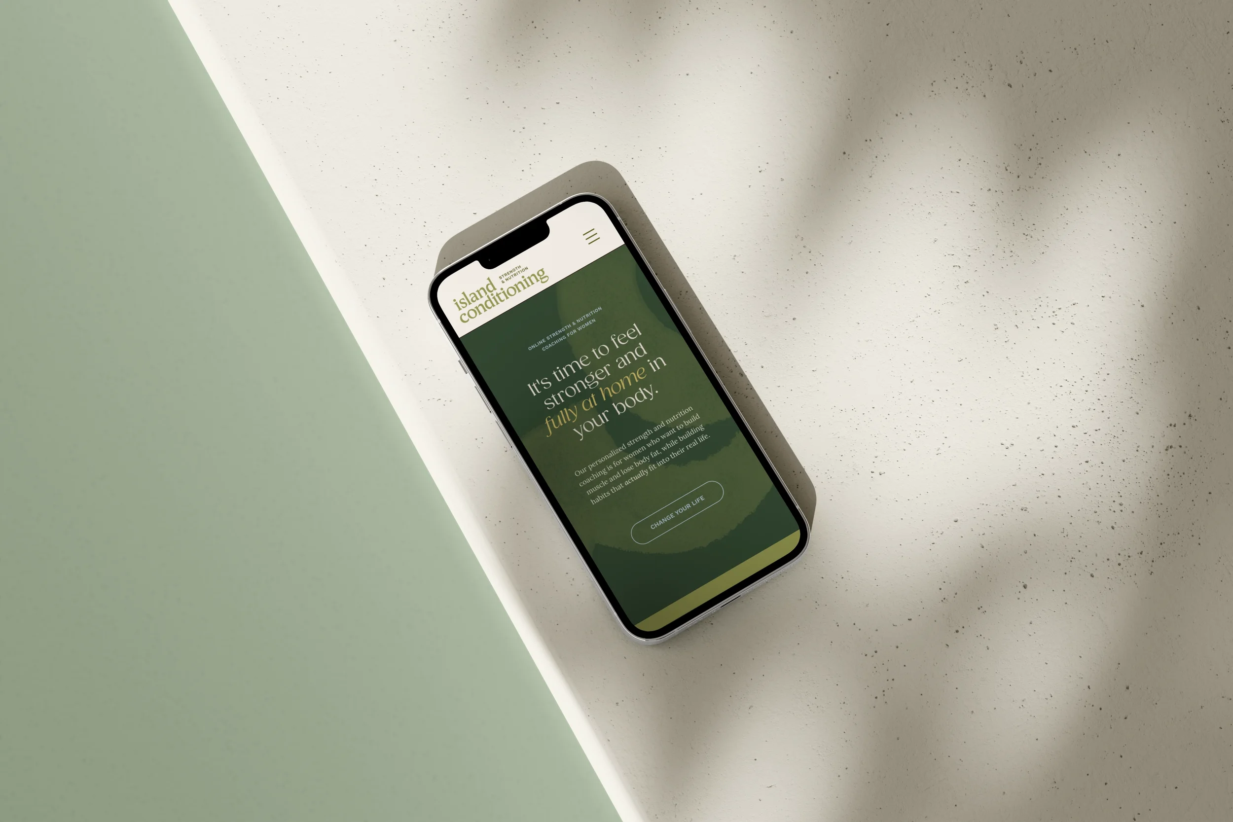 Island conditioning phone mockup.webp