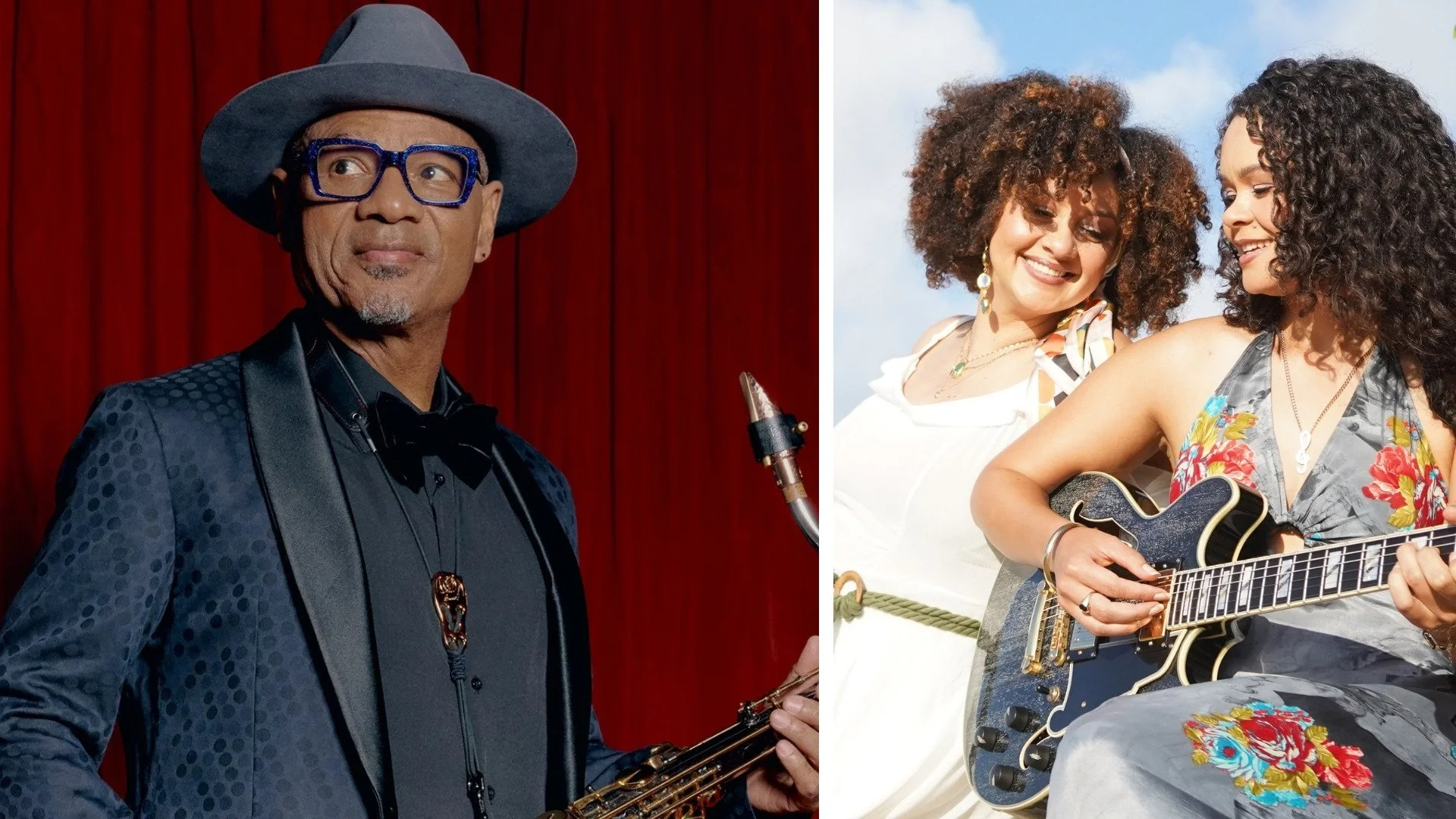 Kirk Whalum and Andréa Lisa with Rebecca Jade