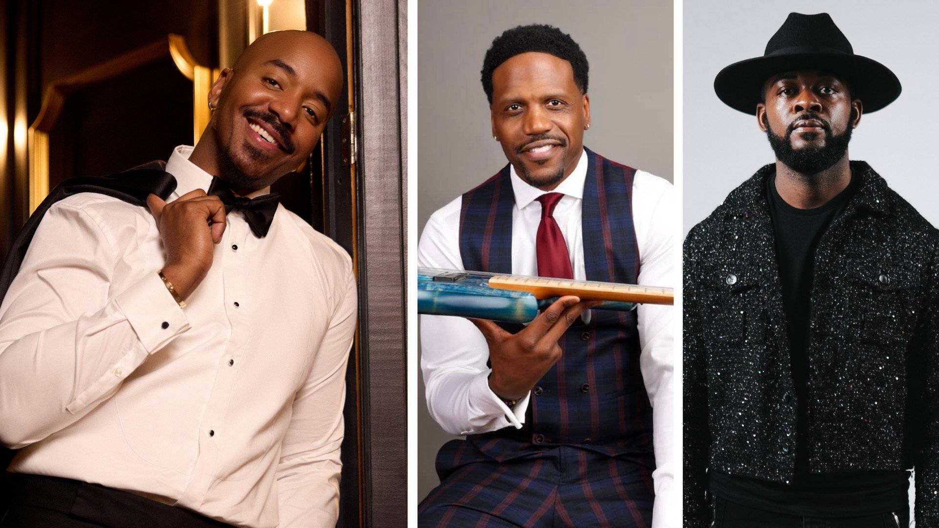 Damien Escobar and Julian Vaughn with Nicholas Cole