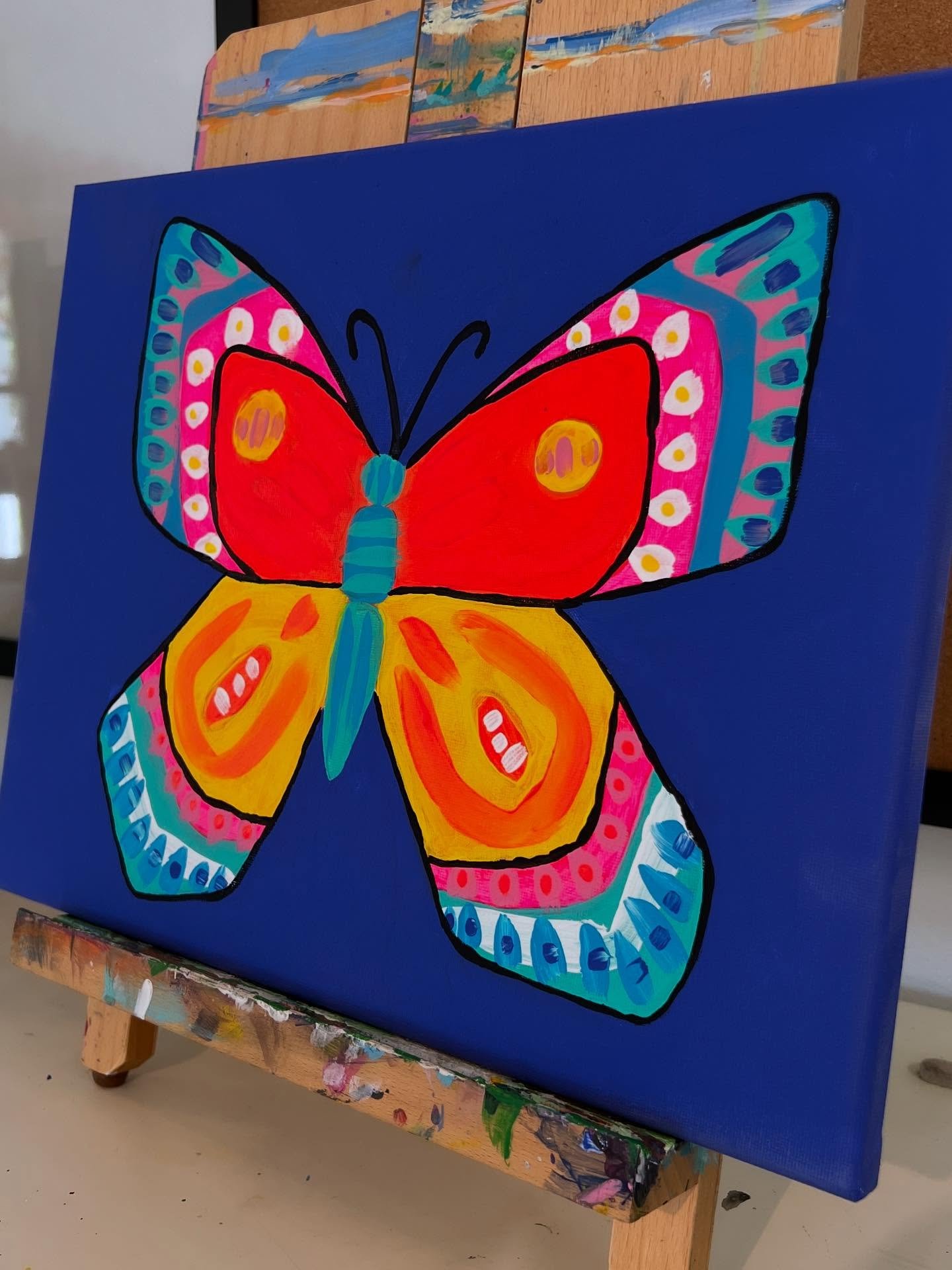 🦋✨ Butterfly birthday magic!
We fluttered through twirls, paint, and princess power with the most fabulous crew of five-year-old royalty 👑🎨💫 

#themarigoldstudio #paintingparty #butterfly #newalbanyohio
