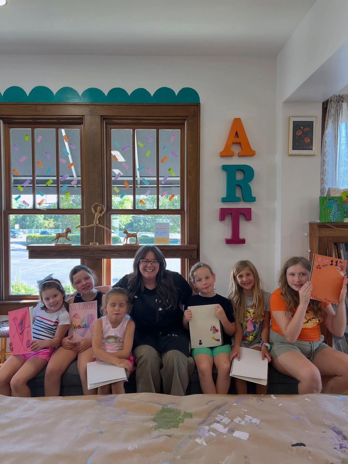 We kicked off this art season by designing our sketchbook covers &mdash; each one as unique as its artist! 🎨 Stickers, stencils, doodles, and big bold names to make it theirs.

Can&rsquo;t believe we&rsquo;re already two months into the Marigold Mak