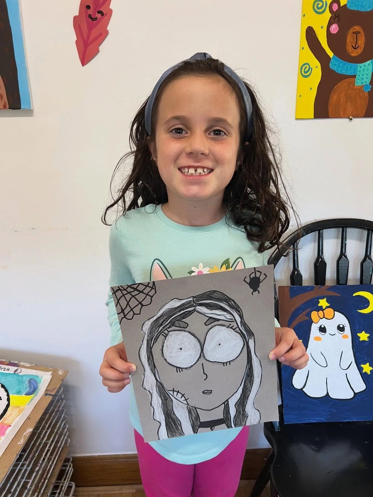 💀 The faces behind the spooky masterpieces!

Our Marigold Makers absolutely nailed their Tim Burton&ndash;inspired self portraits &mdash; each one is so full of personality, character, and charm. 💜🕷️

Big shout out again to @artprojectsforkids for