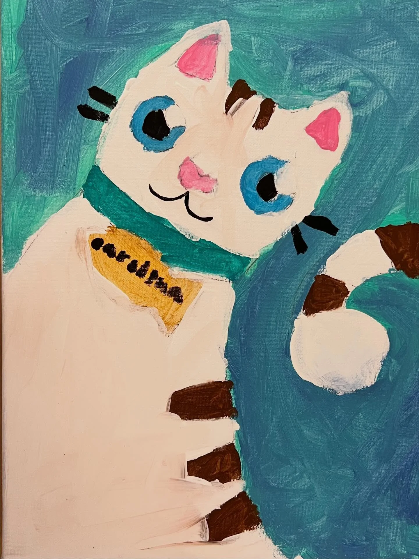 Cool Cats &amp; Creative Celebrations 🐱🎉
We loved introducing this brand new custom cat canvas and celebrating one of our favorite artists with the most fun, intimate birthday party. Every painting turned out absolutely amazing &mdash; full of pers