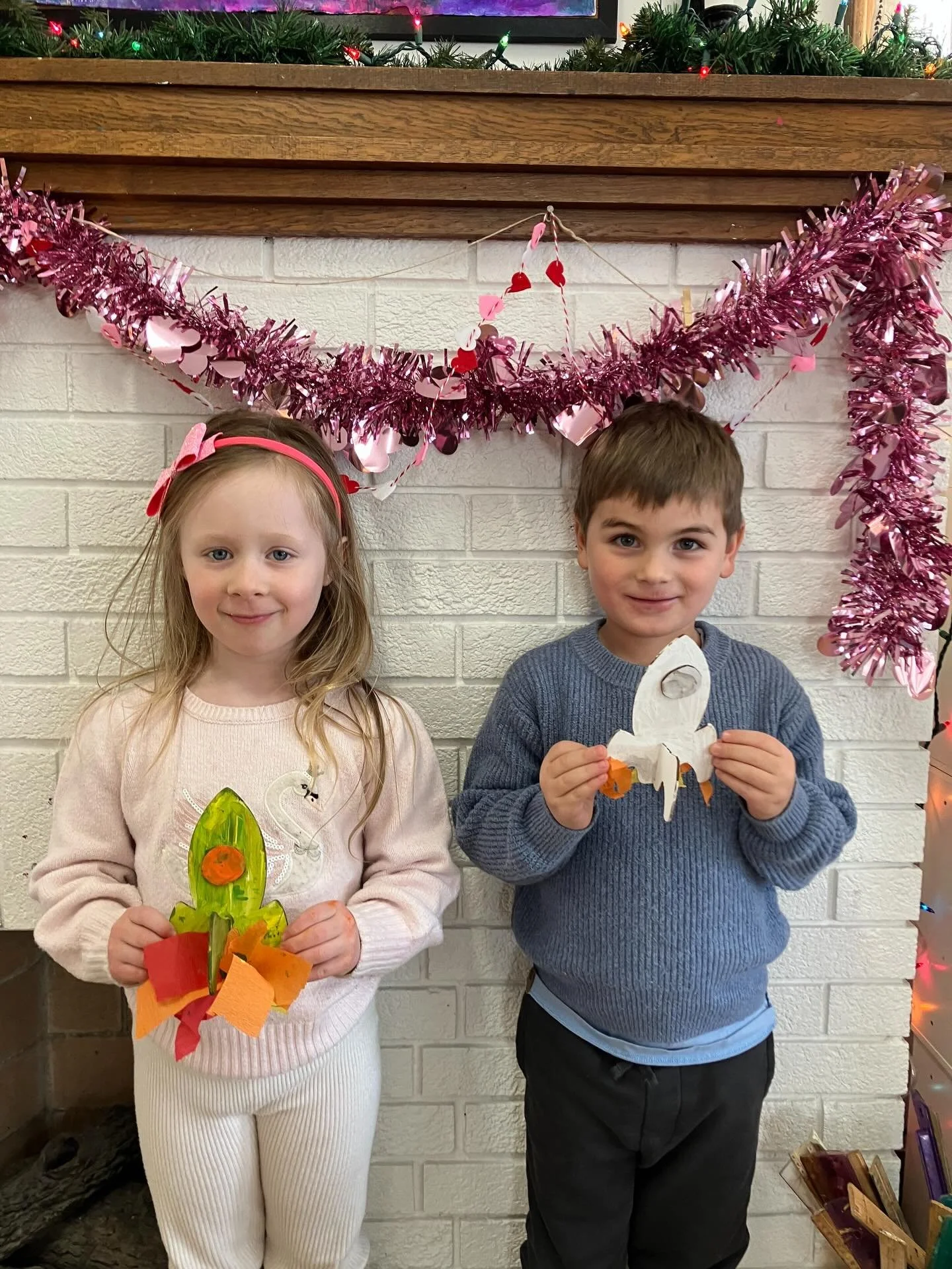 Blast off! 🚀✨ 
When imagination says &ldquo;to the moon!&rdquo; 
Our Marigold Makers showing off their rocket creations and we are obsessed 😍 
#themarigoldstudio #marigoldmakers #newalbanyohio