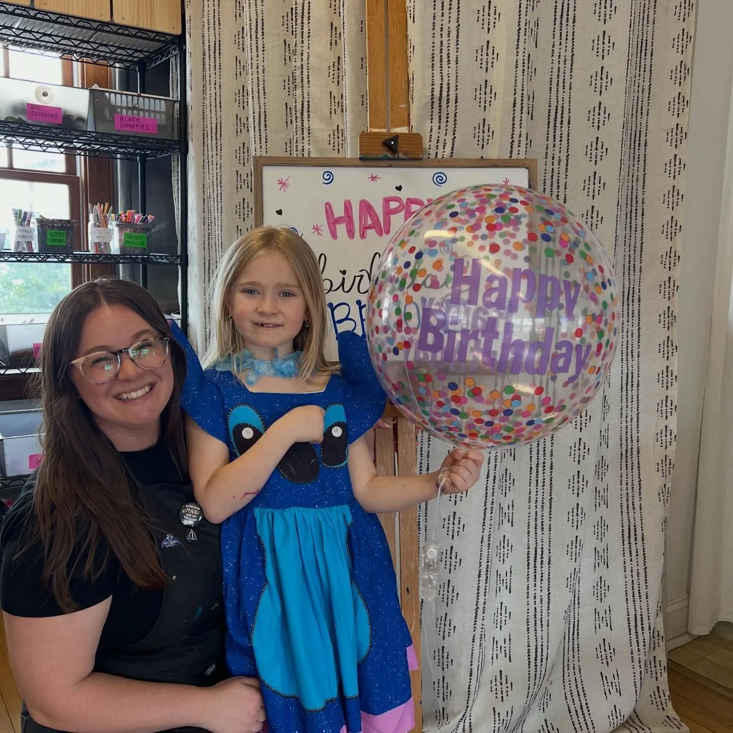 Our Marigold Maker full of wild creative energy Miss Brooke had the best vision for her Stitch themed party 🥳 &ldquo;Meega nala kweesta!&rdquo; Or&hellip; Happy Birthday 🤭💛
