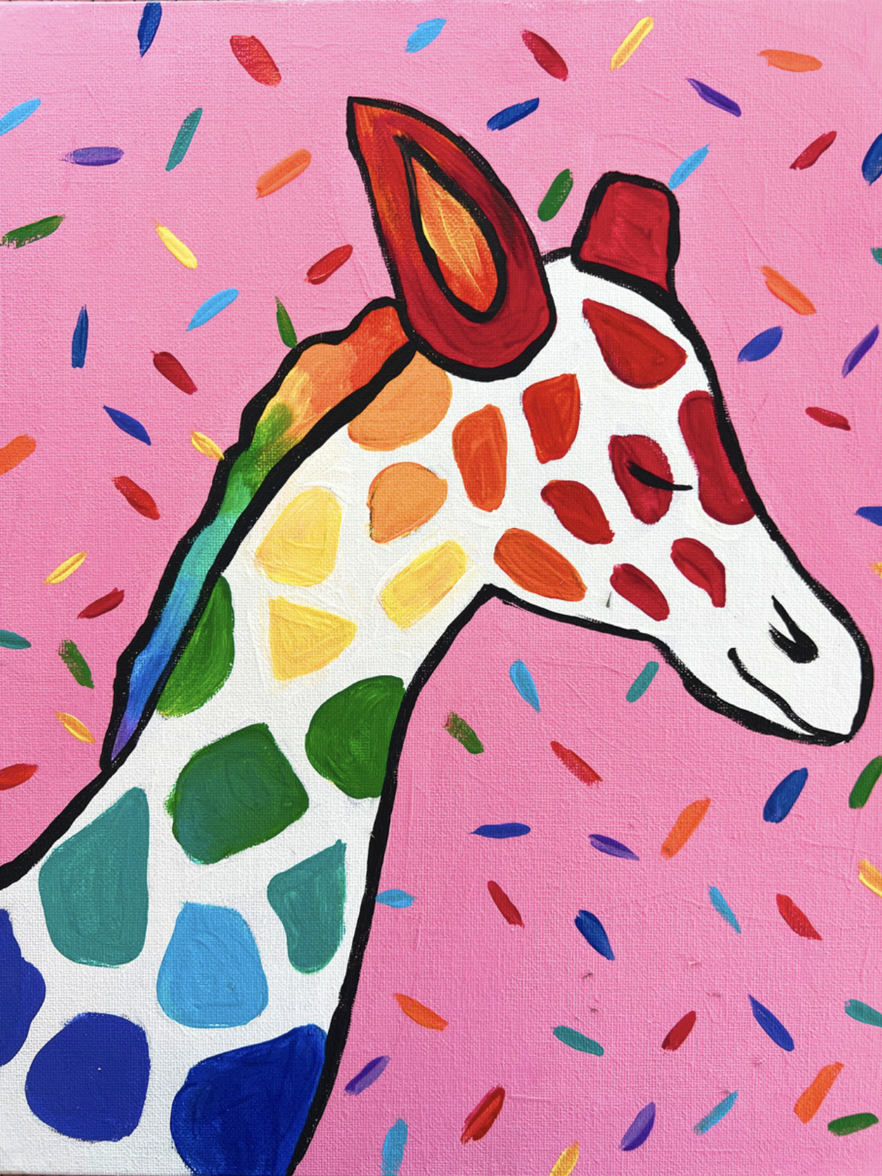 Pattern Party Giraffe