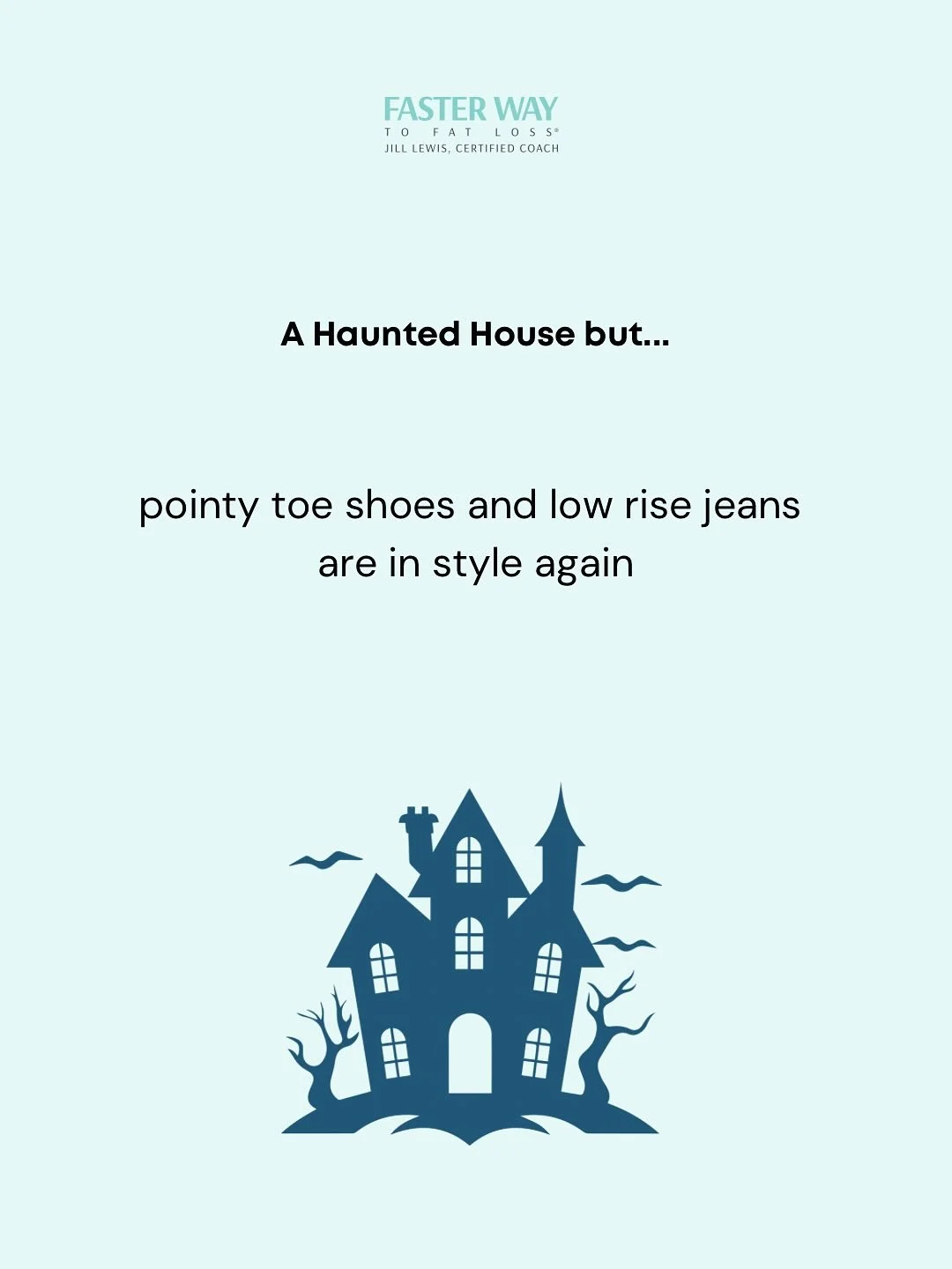 A haunted house, but make it midlife. 

What&rsquo;s haunting you this season? 👻👇🏼