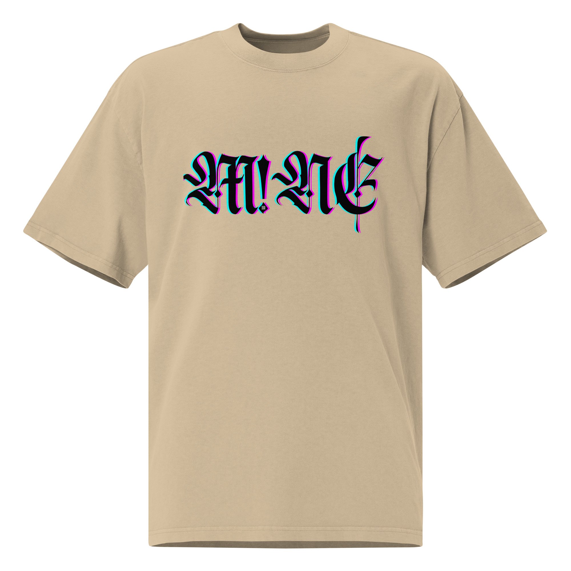 M!NE Gothic Oversized T-shirt – Faded