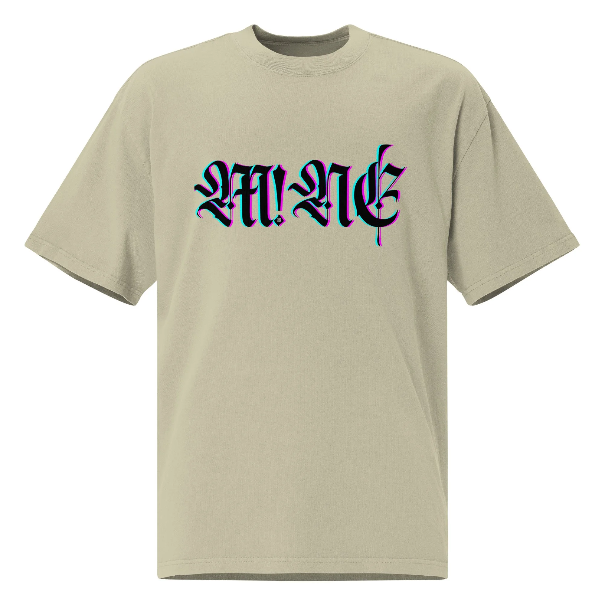 M!NE Gothic Oversized T-shirt – Faded