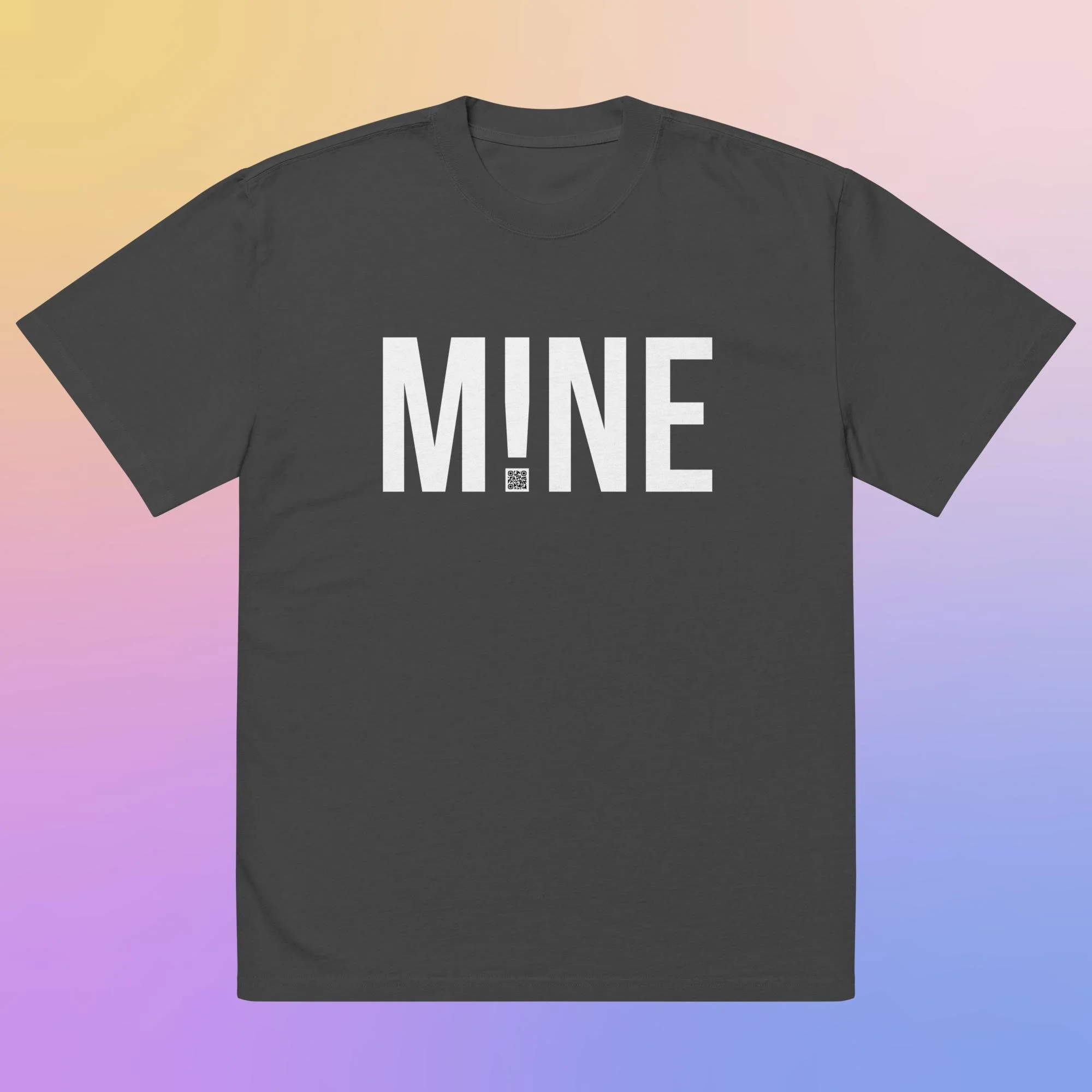 M!NE Oversized T-shirt – Faded
