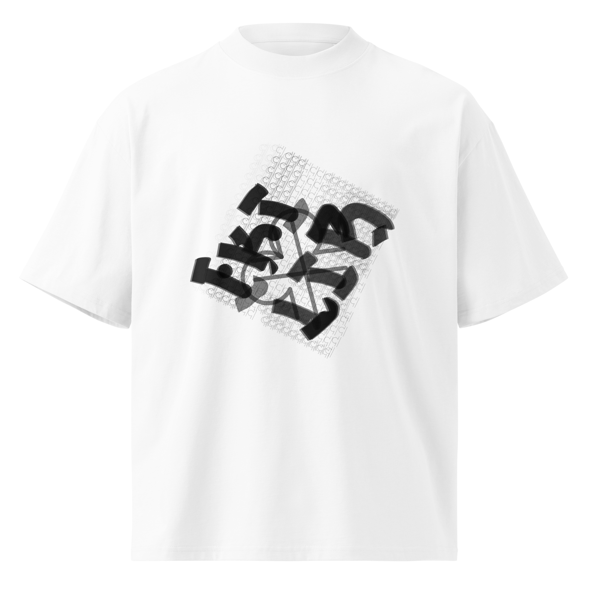 EKILIB oversized high neck t-shirt