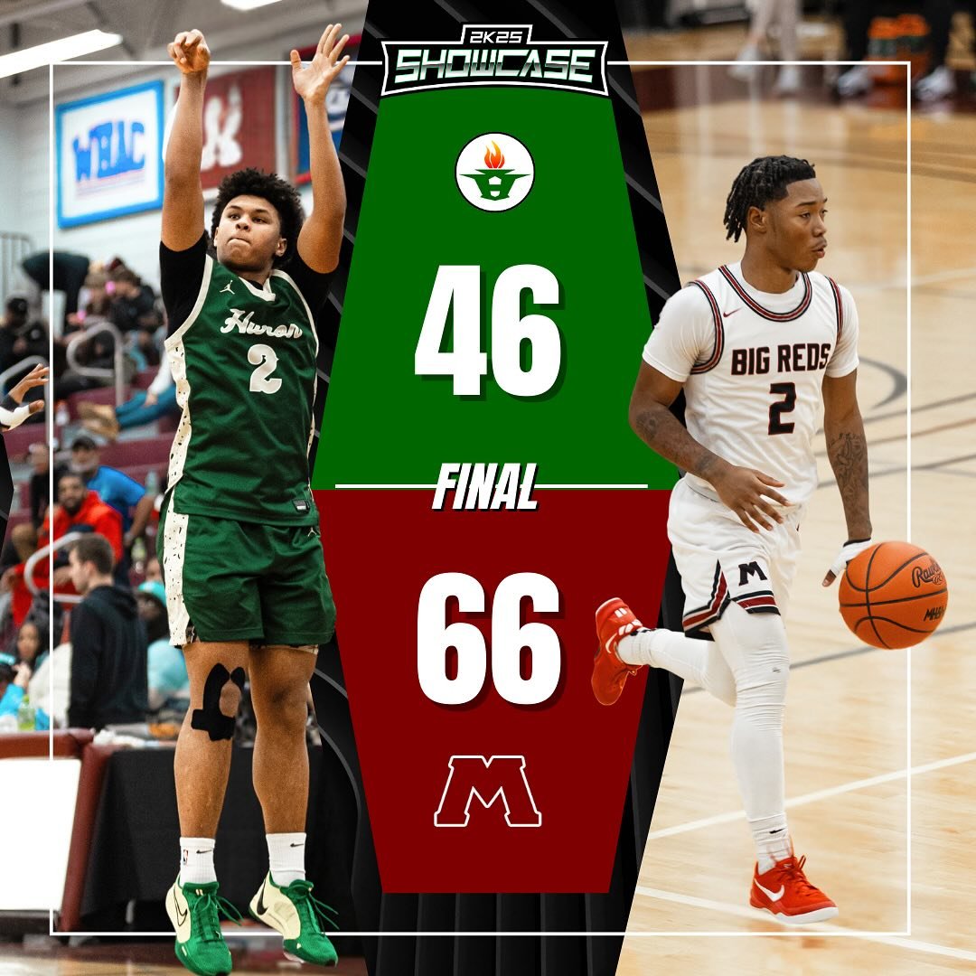 Congratulations to Muskegon and James Young Impact Player Of The Game with 20pts. A well-deserved victory over Ann Arbor Huron, securing the win at 66-46!