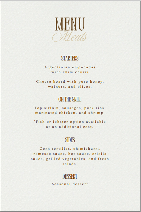 Chef - Privado - Guanacaste - Temporada 2025 - 2026