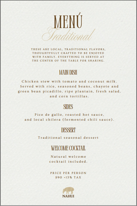 Chef - Privado - Guanacaste - Temporada 2025 - 2026