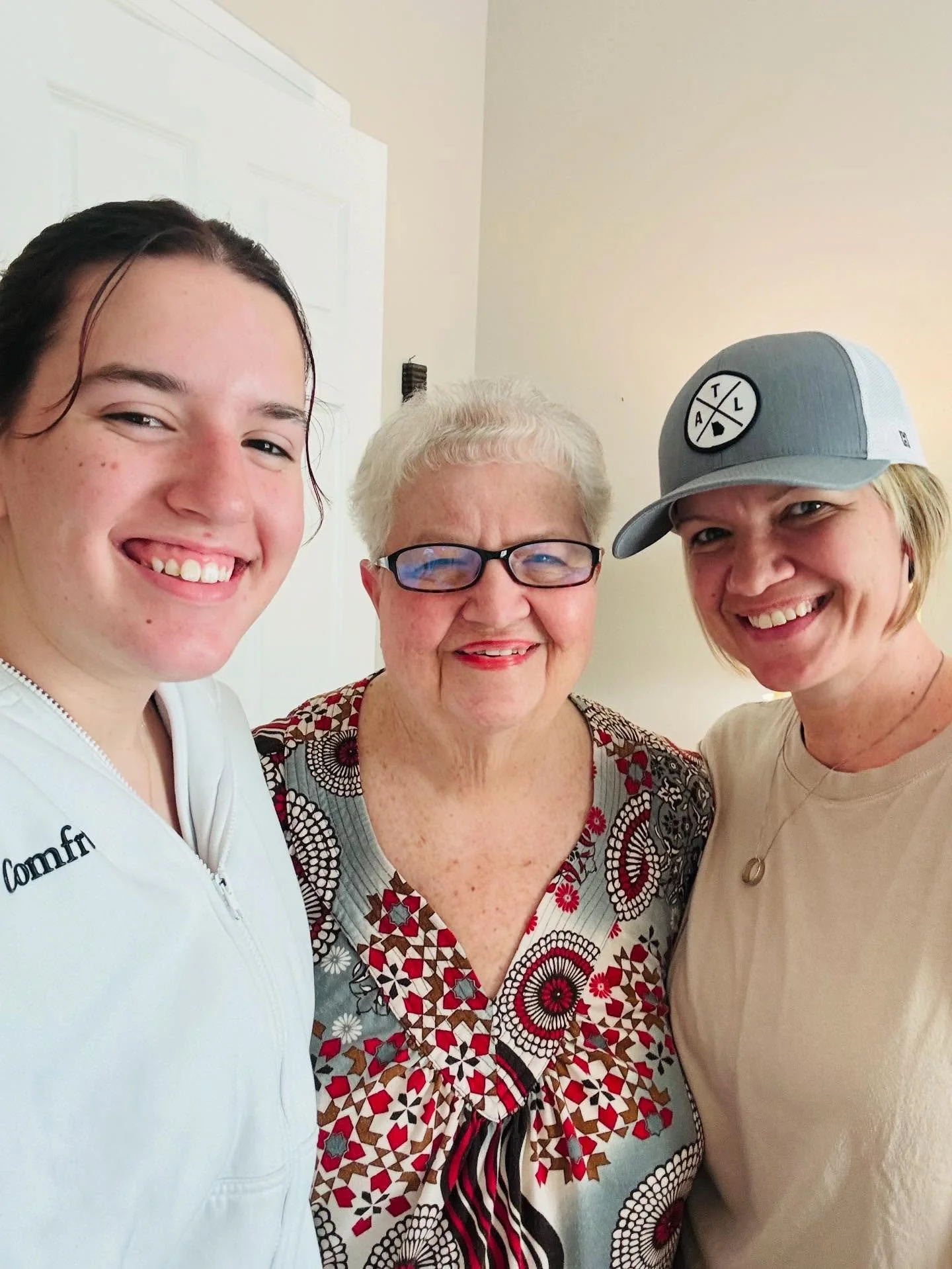 M A M A || I know several of you have so kindly asked for an update, so this was today&rsquo;s photo. Each visit is sweet, but oh so tender for my heart because of the slow reality of mental decline. But I rejoice that mom is HAPPY, physically HEALTH
