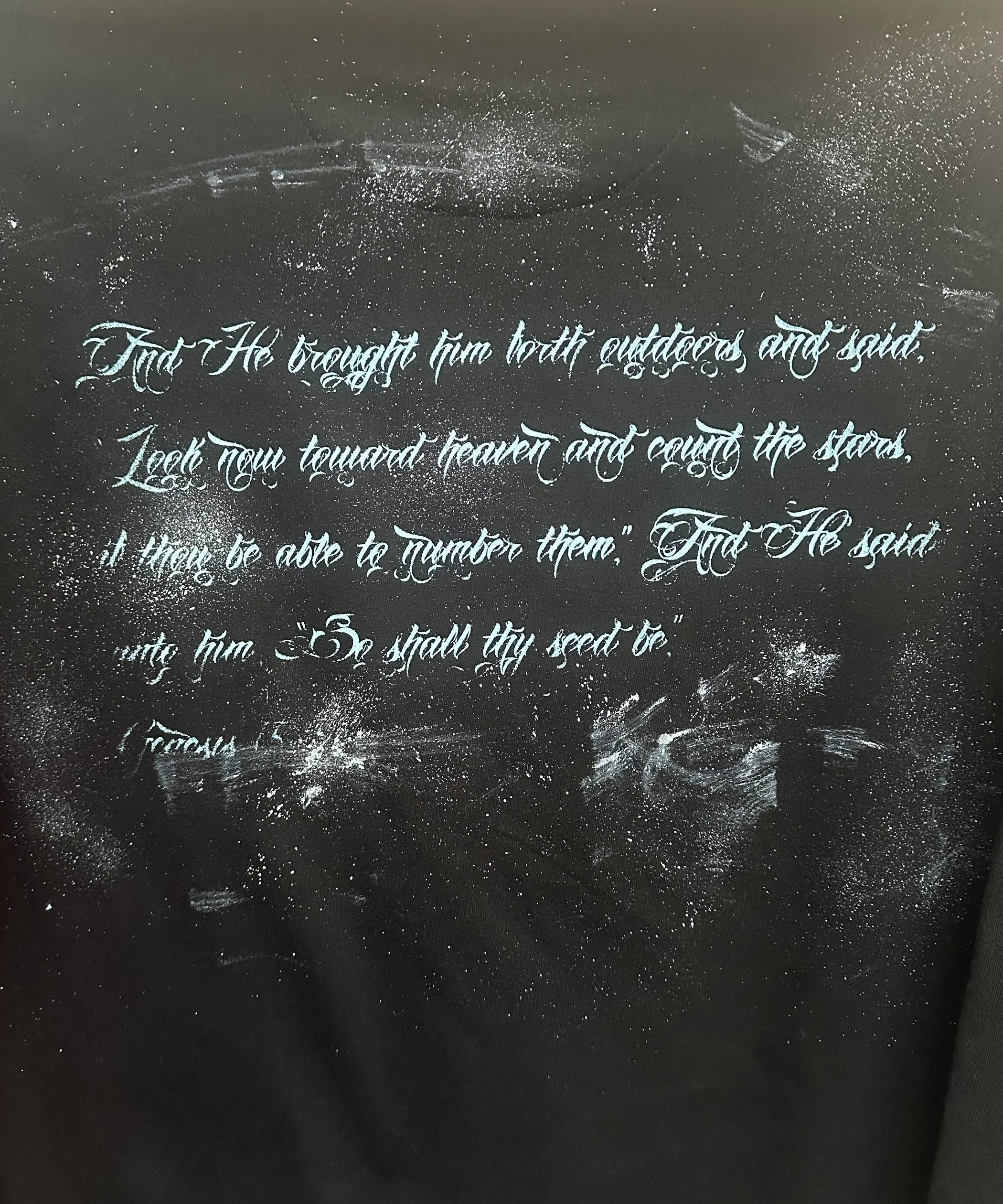 GodStars Sweatshirt - Black back detail.jpg