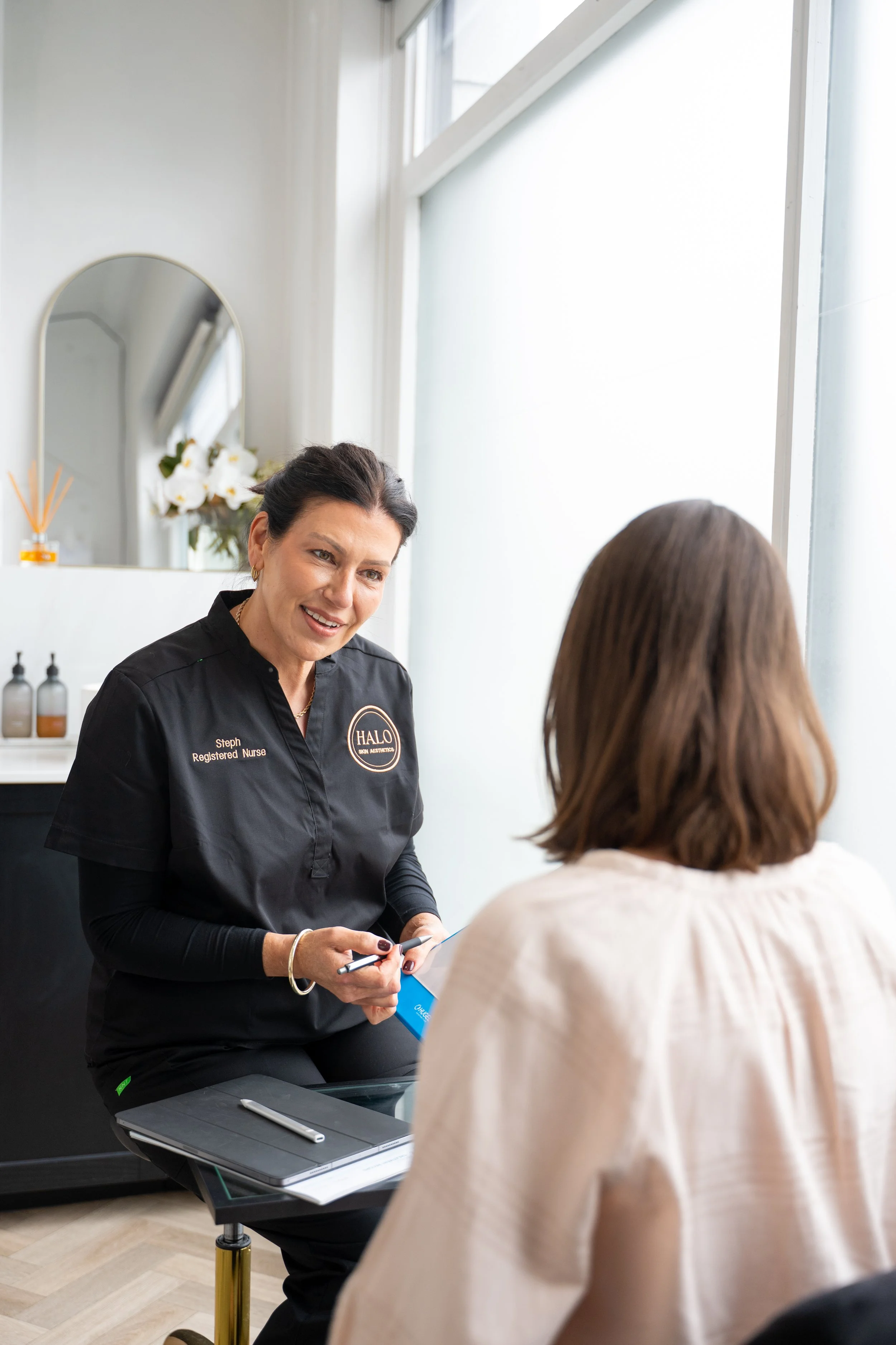 Halo Skin Aesthetics treatment room in Sale VIC