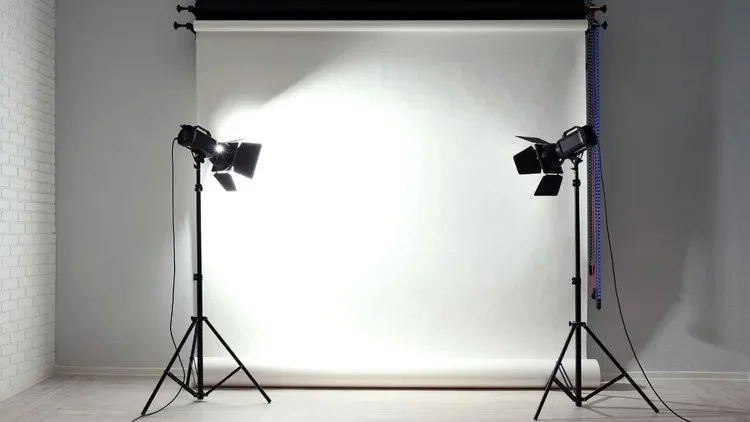 Photography Studio Setup with Professional Lighting in Arlington, TX