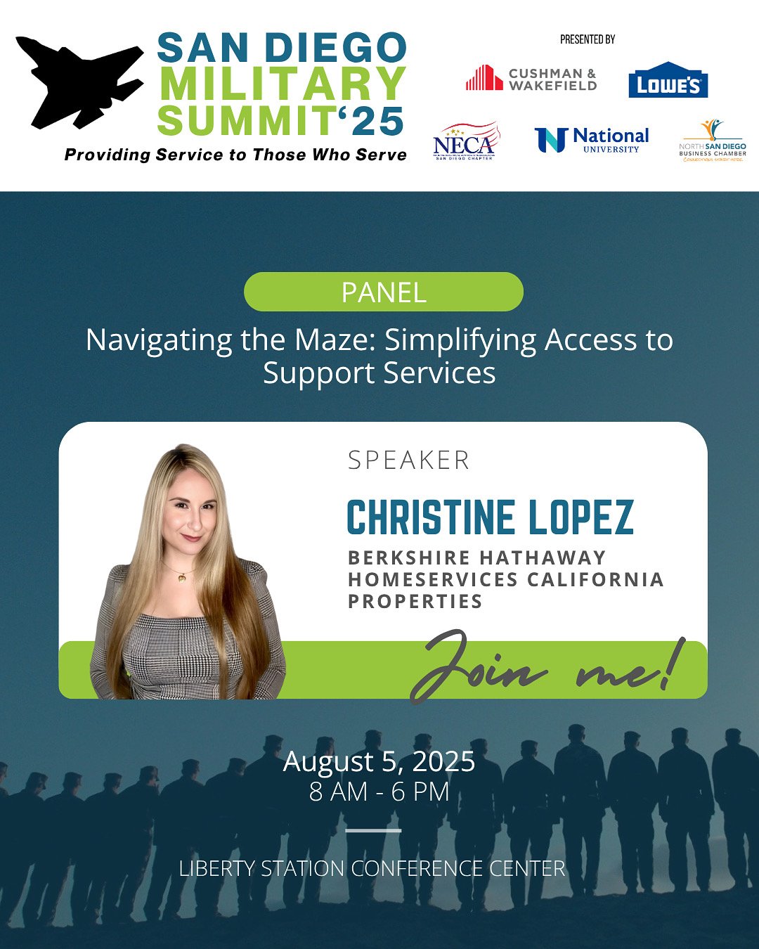 Honored to Be a Panelist at the 2025 San Diego Military Summit